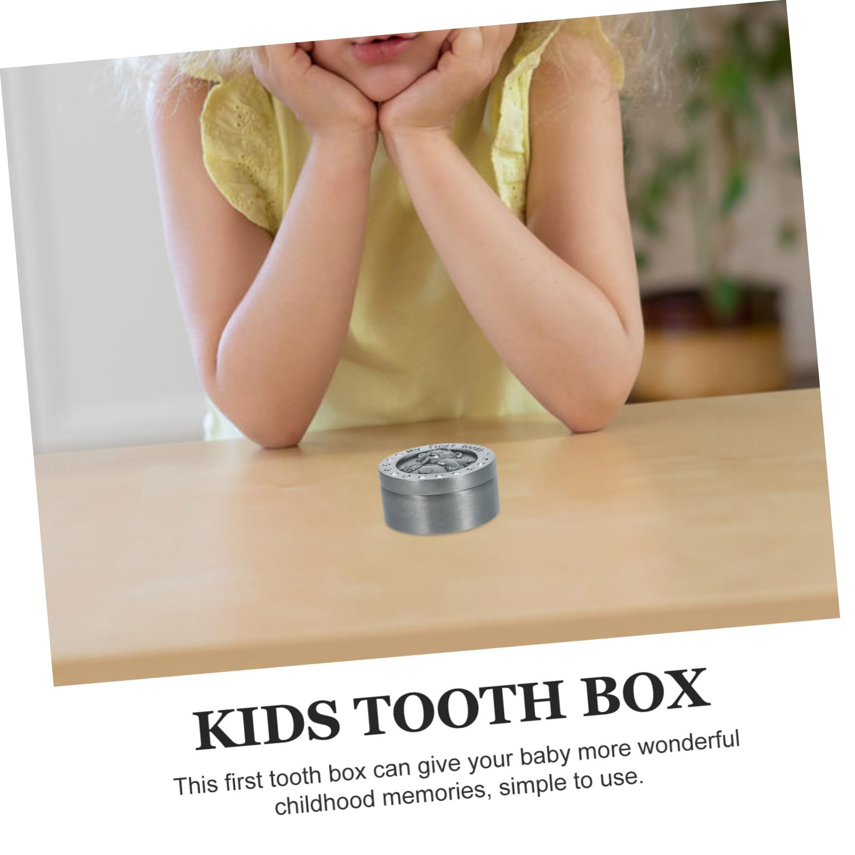 Luxshiny Metal Tooth Storage Box - Jewelry Organizer & Small Tooth Case Holder for Dental Jewelry - Perfect for Travel, Home, and Office Use