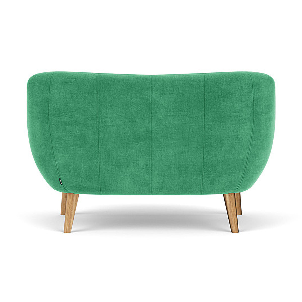 Herman Fabric 2 Seater Sofa - Modern Living Room Couch for Small Spaces, Apartment & Home Decor - Comfortable Loveseat with Soft Upholstery for Relaxing, Entertaining & Cozy Lounging