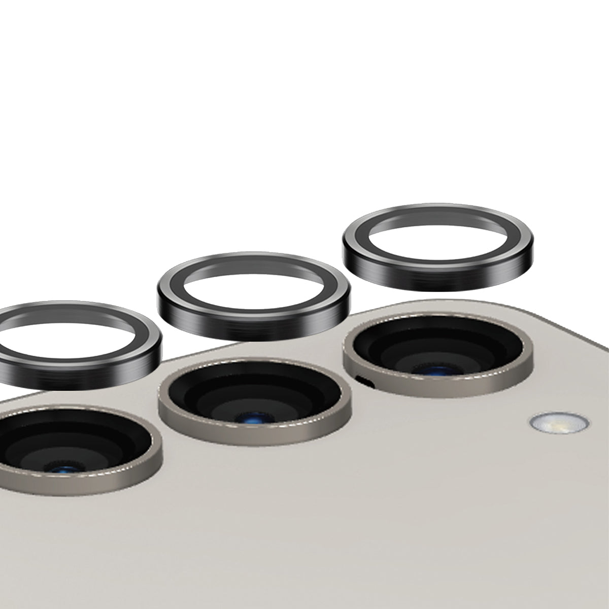 PanzerGlass Hoops Lens Protector for Samsung Galaxy S24 - Anti-Scratch & Impact Resistant Camera Cover for Outdoor Photography & Travel Protection