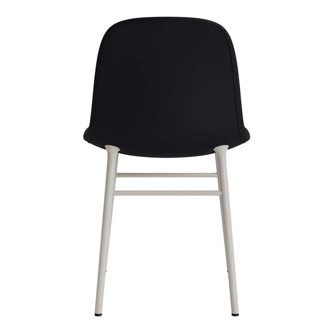 Modern Form Chair with Sturdy Metal Legs & Comfortable Upholstery - Perfect for Home Office, Living Room, or Dining Room Decor