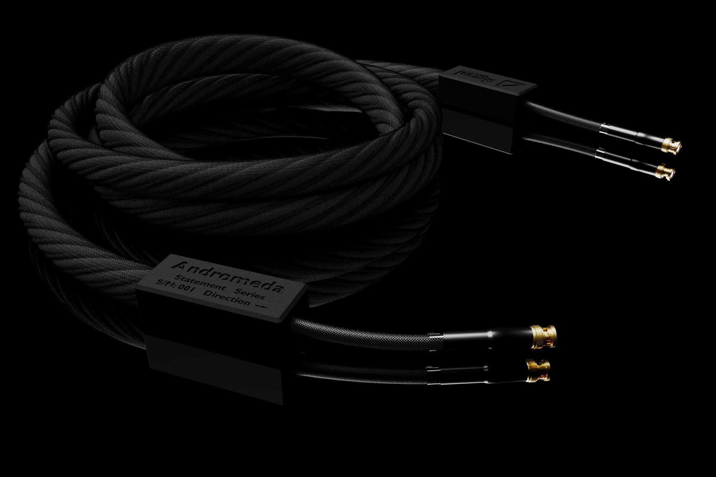 Andromeda Digital BNC 75Ω Cable - High-Quality Coaxial Video Cable for Professional Audio/Video Equipment | Perfect for Studio Recording, Broadcast, and Home Theater Systems