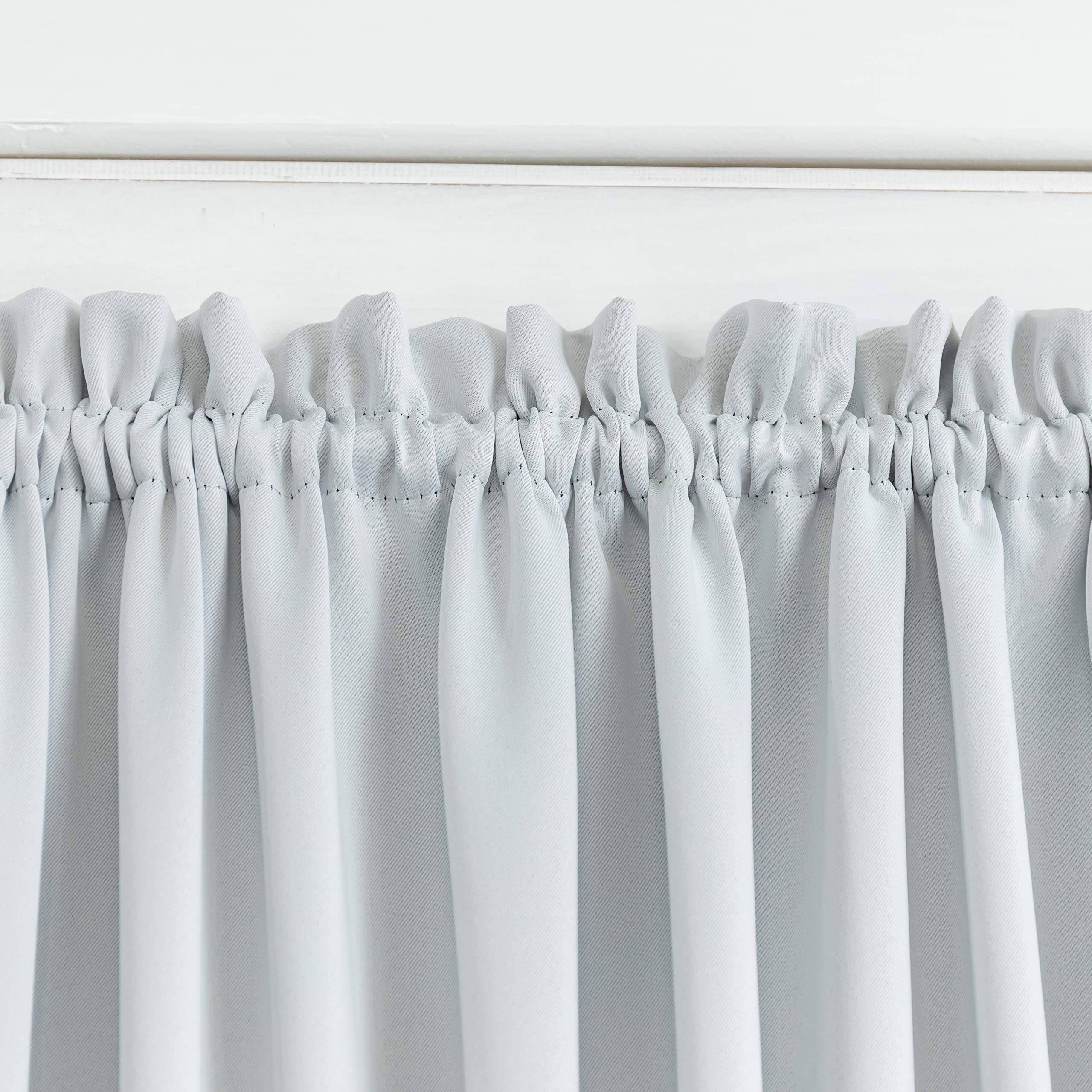 French Door Insulated Window Curtains - Blackout Drapes for Patio Doors with Privacy Protection, 1 Panel 72