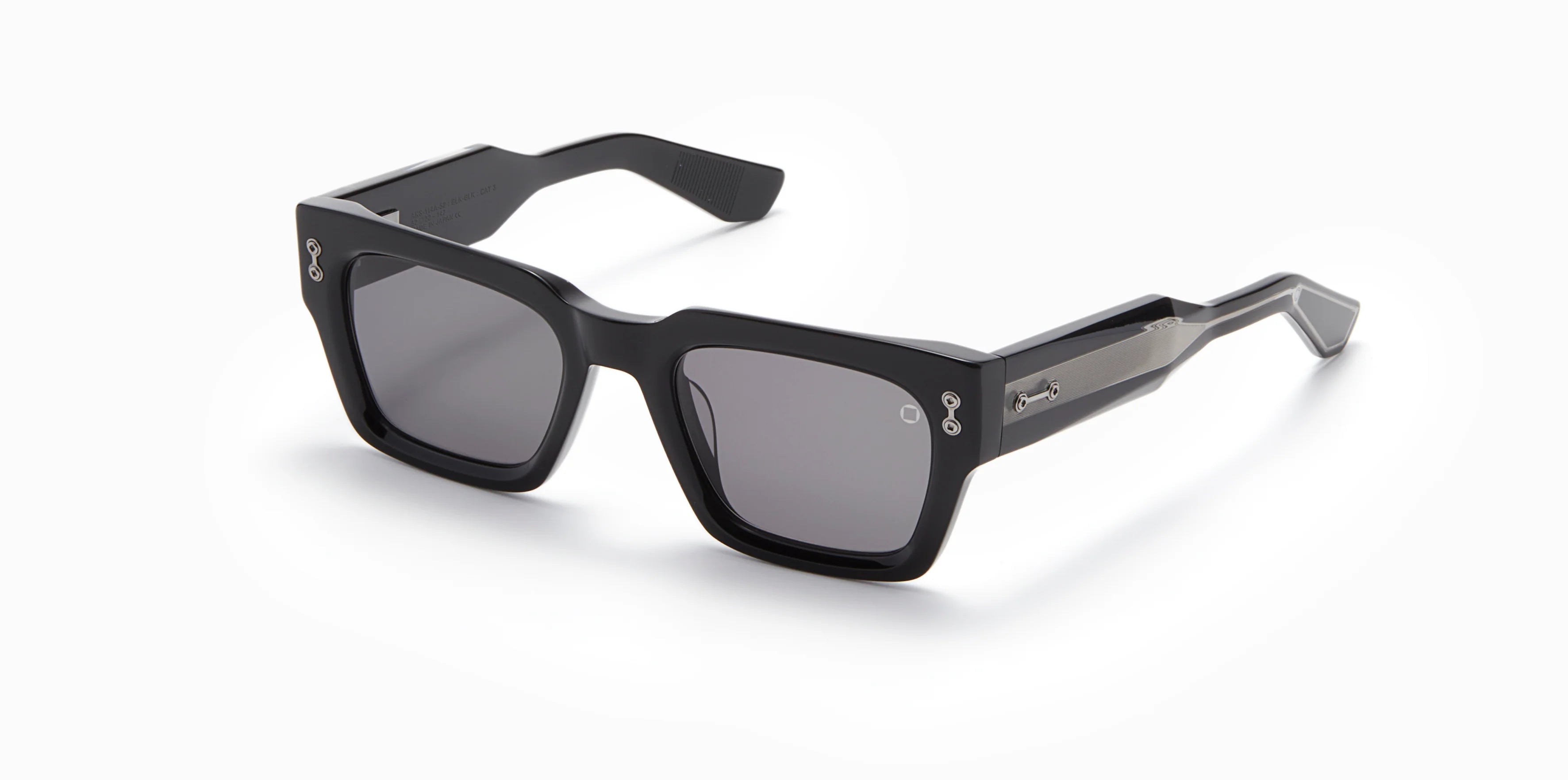 Akoni Cosmo AKX 114A 52mm Black Aviator Sunglasses - Stylish UV Protection for Driving, Travel & Outdoor Activities
