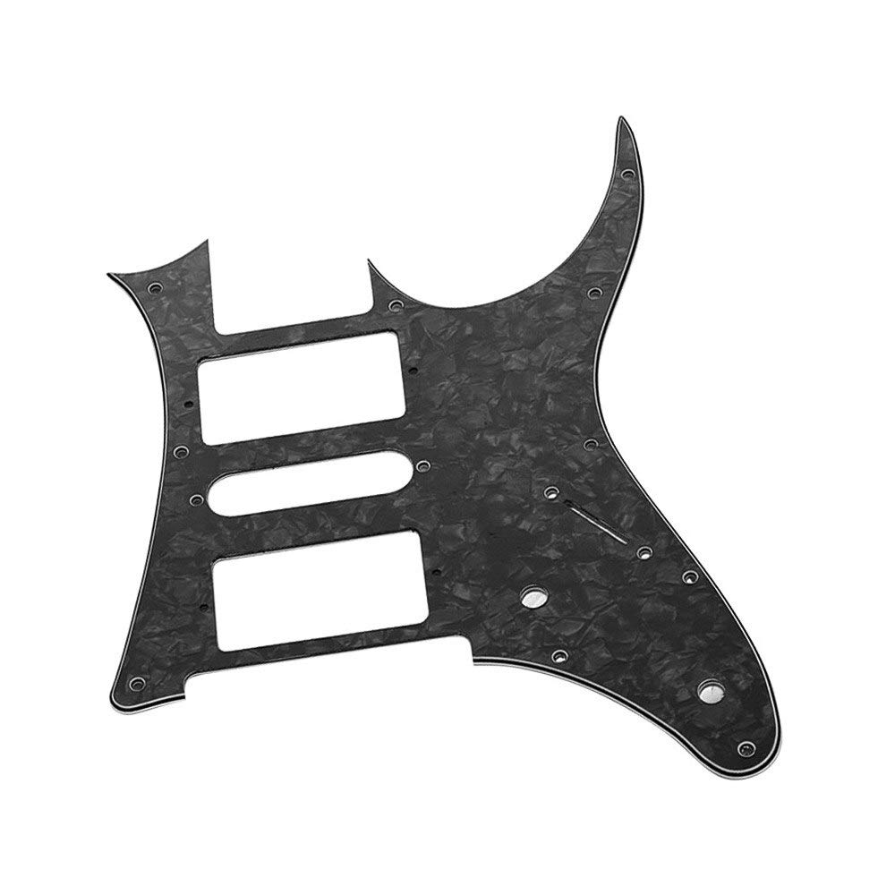 Electric Guitar Pickguard for Ibanez G250 - PVC 3-Ply Scratch-Resistant Replacement (Black Pearl) | Perfect for DIY Guitar Repair & Customization