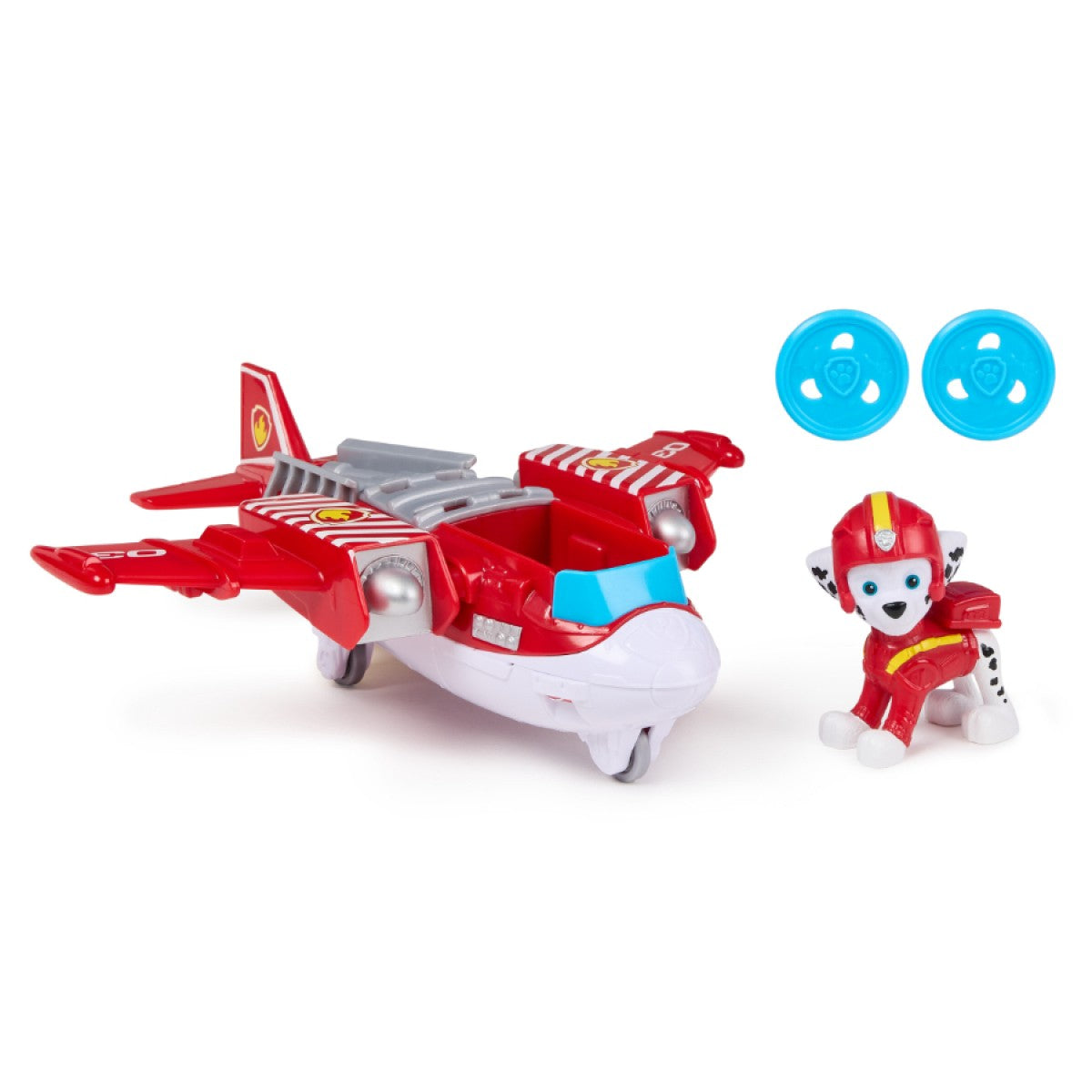 PAW PATROL Air Rescue Vehicle & Marshall Figure Toy - Kids' Role Play & Adventure Gift for Boys & Girls - Perfect for Birthday, Christmas & Pretend Play