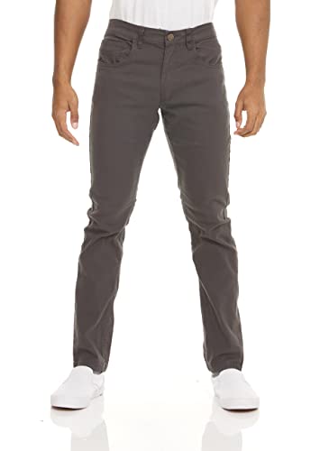 Phat Farm Men's Slim Fit Stretch Twill Cotton Work Pants - Comfortable & Durable for Office, Casual & Outdoor Activities