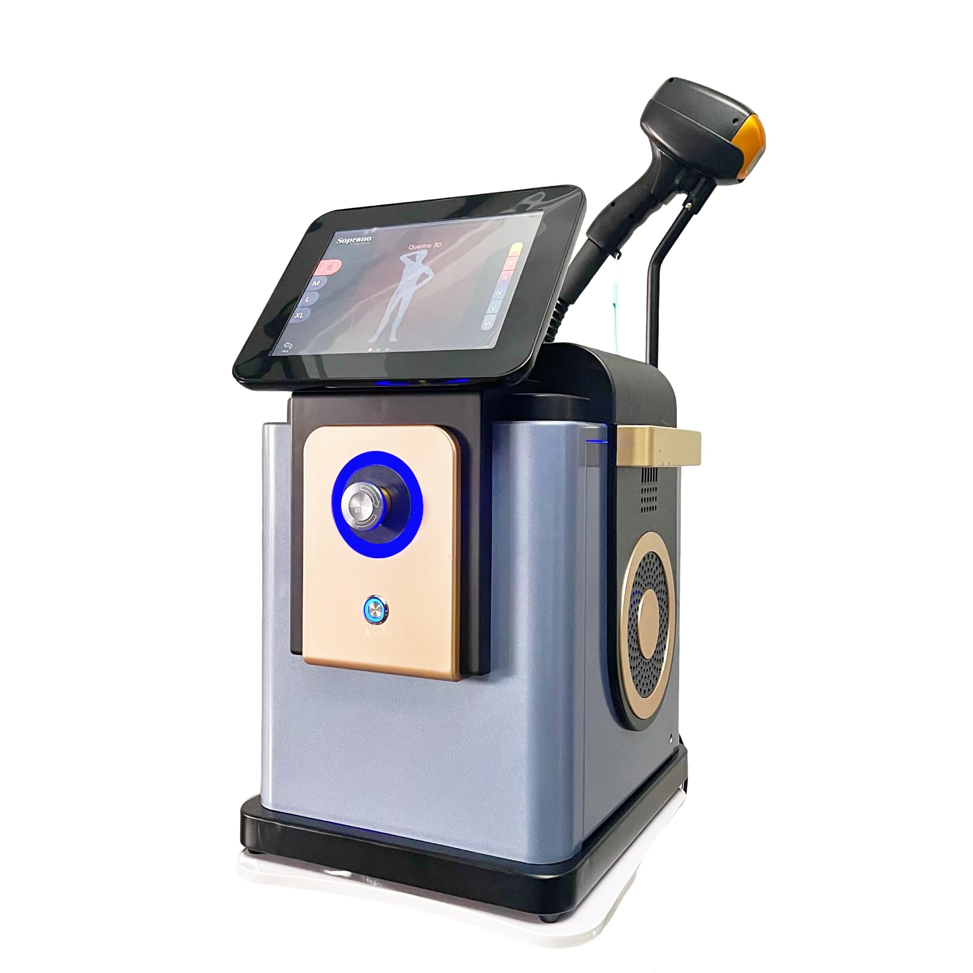 Professional Diode Laser Hair Removal Machine for Women & Men - Permanent Hair Removal at Home - Painless & Effective for Face, Legs, Underarms, Bikini Line