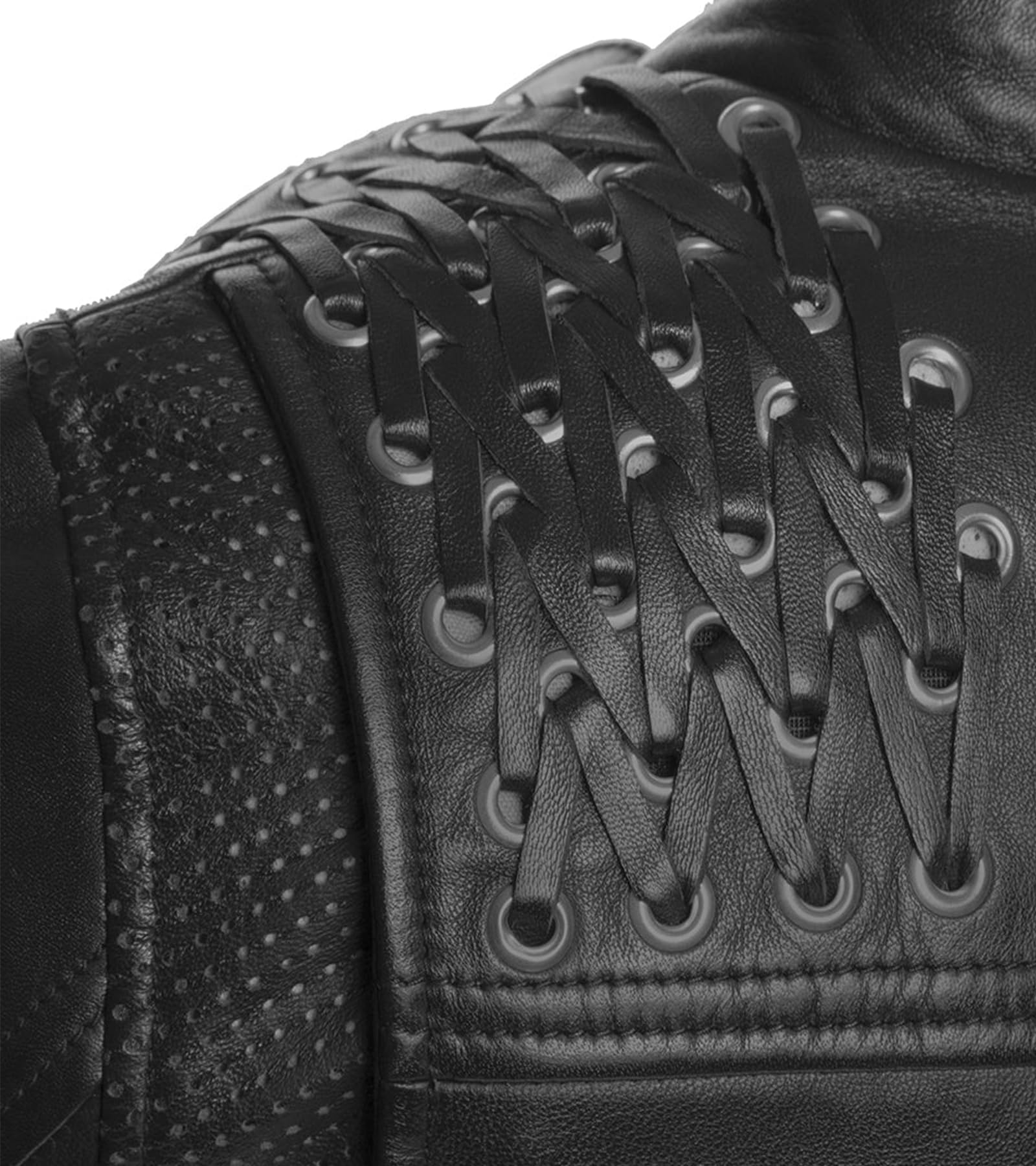 First Mfg Co Black Widow Women's Motorcycle Jacket - Genuine Black Leather Biker Jacket for Riding & Street Fashion - Perfect for Harley Davidson Riders & Urban Style