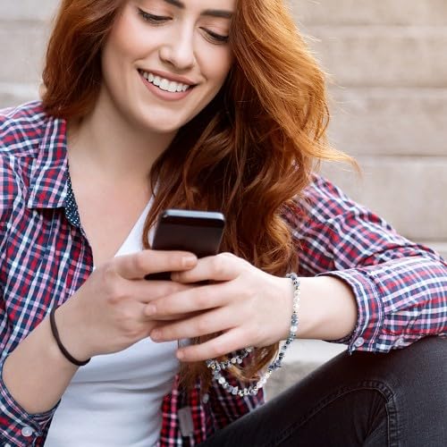 2-Piece Bohemian Phone Charm Set - Crystal Phone Strap & Pendant Chain - Anti-Loss Phone Accessories with Jewelry Decor - Perfect for iPhone, Samsung & Smartphones (Gift, Party, Everyday Use)