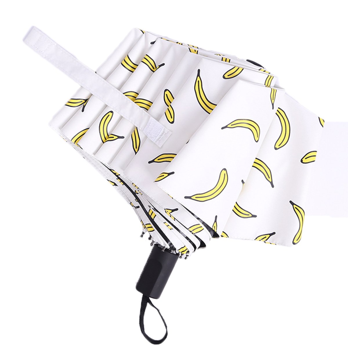 Compact Travel Umbrella - 8 Ribs Triple Folding Sun & Rain Protection - Lightweight & Windproof for Outdoor, Commuting & Travel Accessories