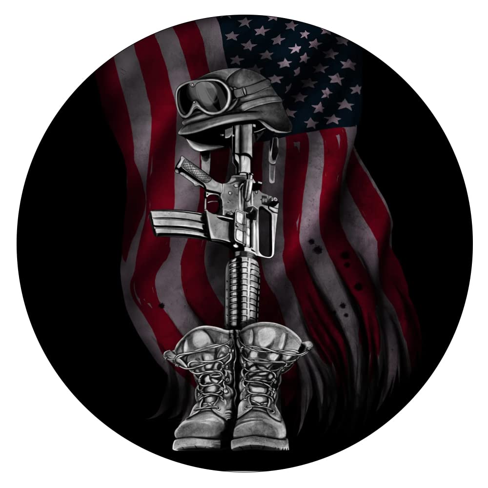 1000 Piece Round Wooden Puzzle - Military Soldier Fan Series, Educational Toy & Home Decor for Adults - Perfect for Room Decor, Party Gifts, and Family Game Night Activities