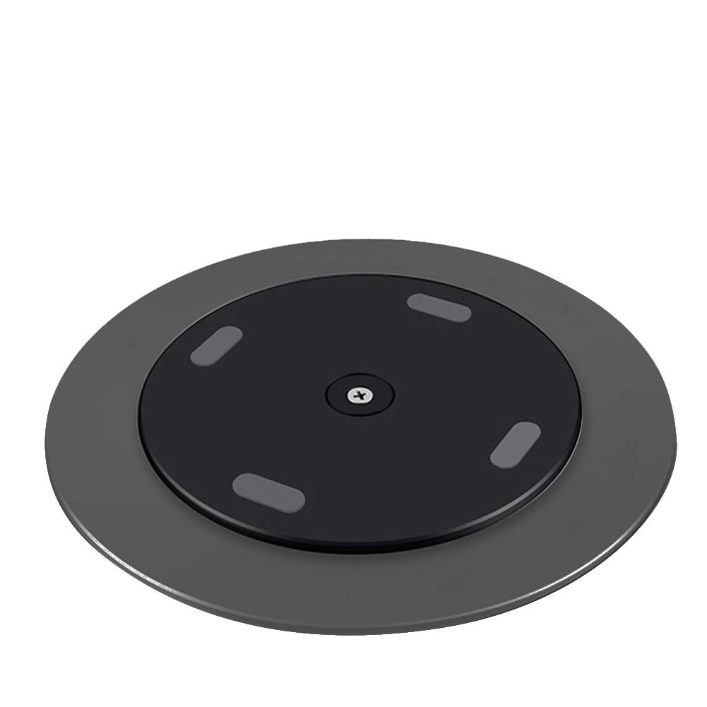 360° Rotating Monitor Stand - Heavy Duty Aluminum Alloy Base for Computer, Laptop, iMac & PC (Matte Deep Gray) - Perfect for Home Office, Gaming Setup & Multi-Screen Workstations