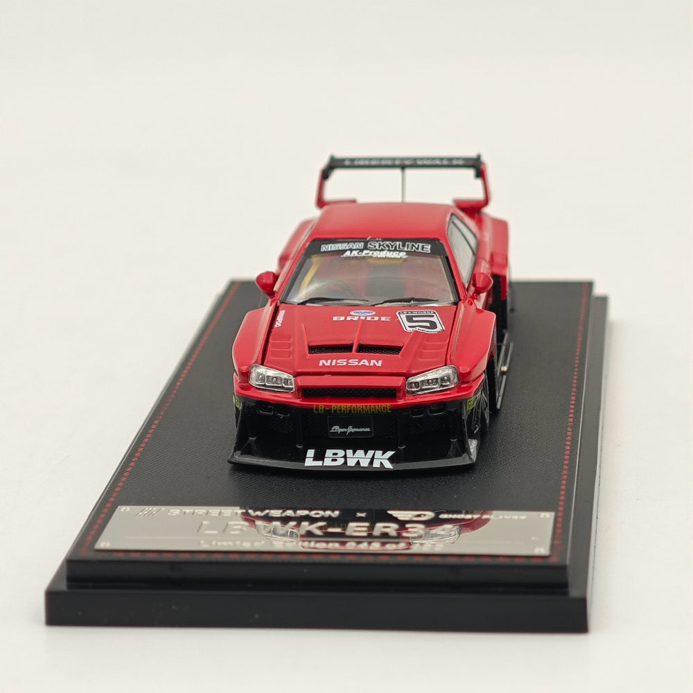 1/64 Scale LBWK Nissan GT-R ER34 Chameleon Limited Edition Diecast Model Car - Perfect for Collectors, Display, and Racing Enthusiasts