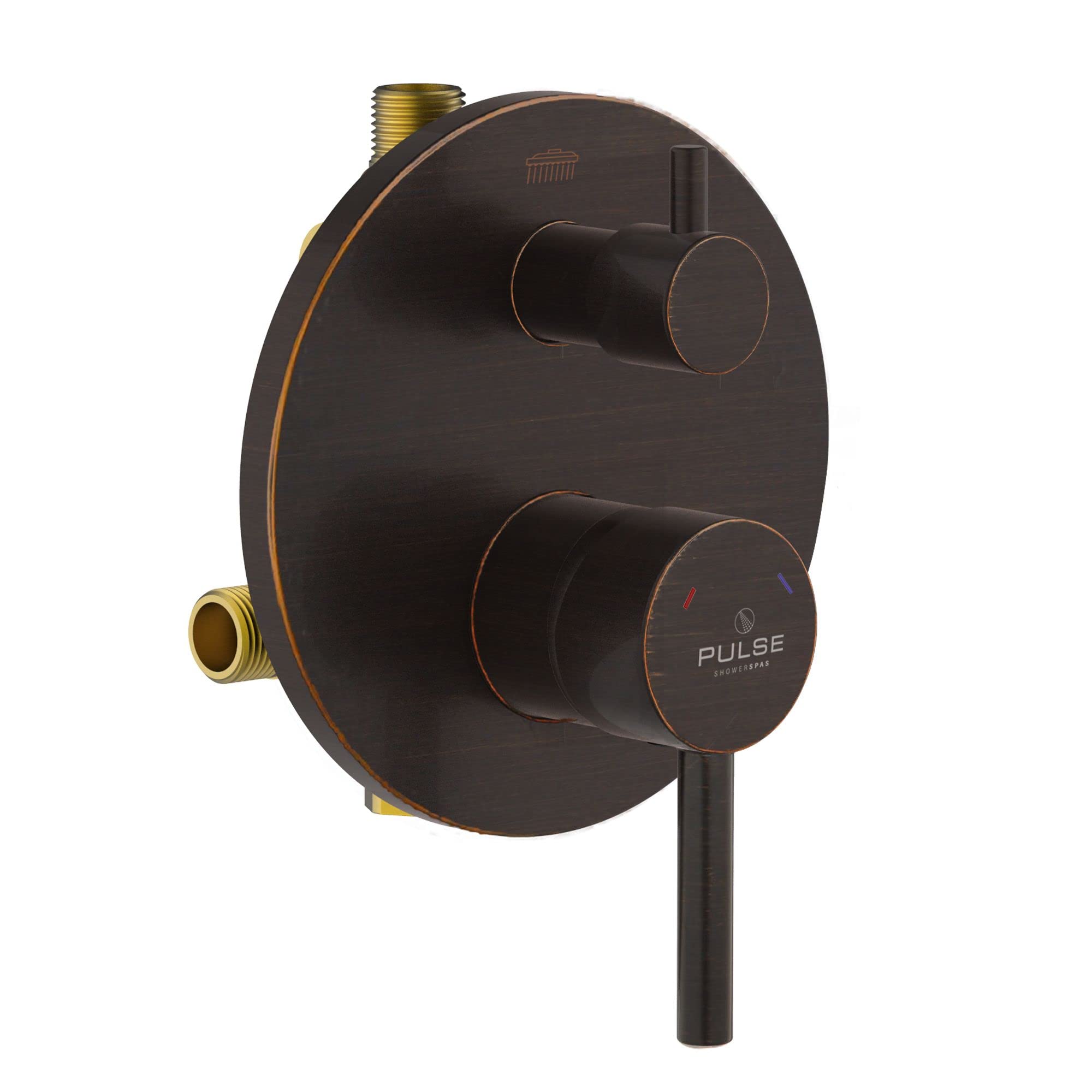PULSE ShowerSpas 3005-RIVD-ORB 2-Way Tru-Temp Pressure Balance Shower Valve 1/2