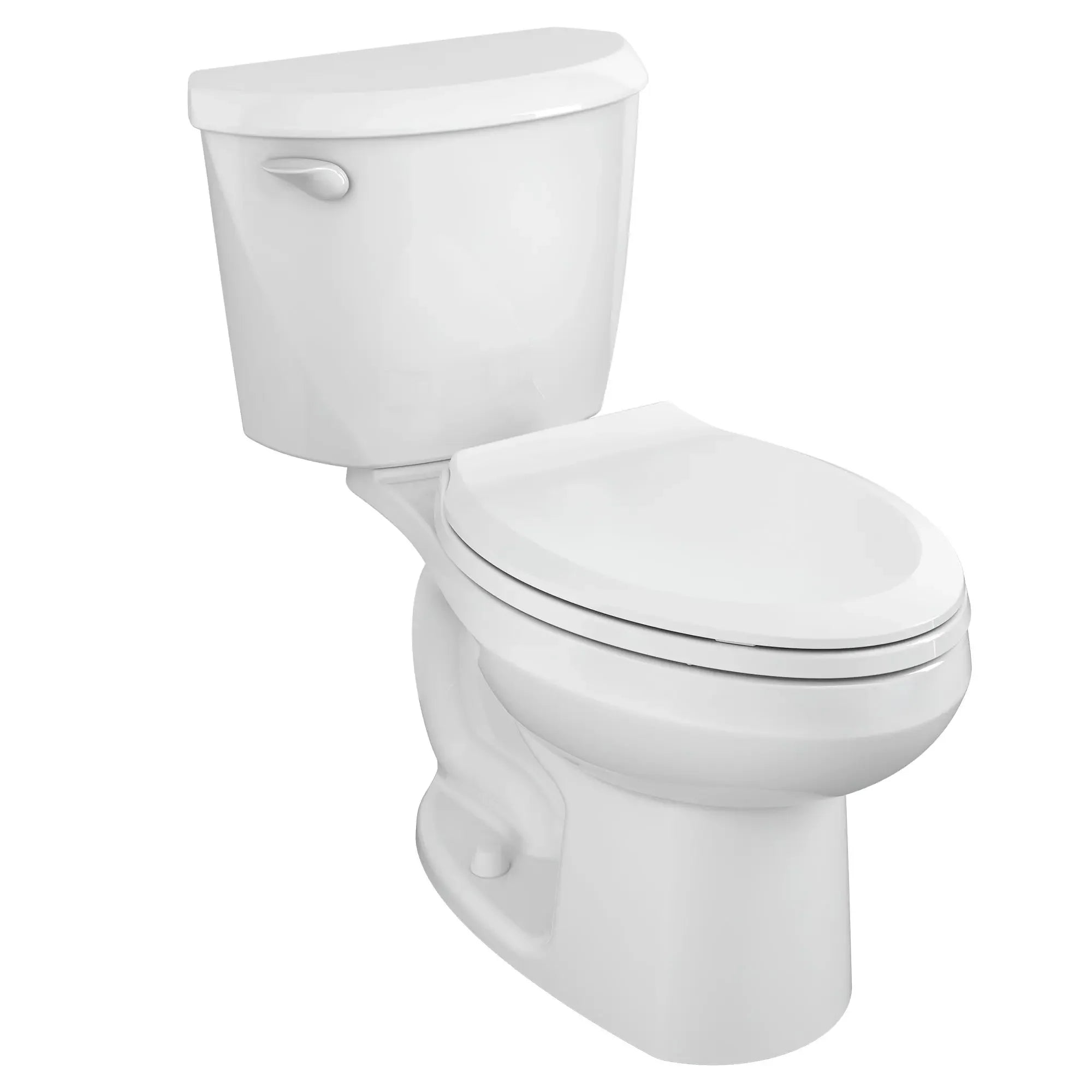 Colony® 3 Two-Piece 1.28 GPF/4.8 LPF Standard Height Round Front Toilet Without Seat - Water-Efficient Bathroom Toilet for Small Spaces & Modern Homes