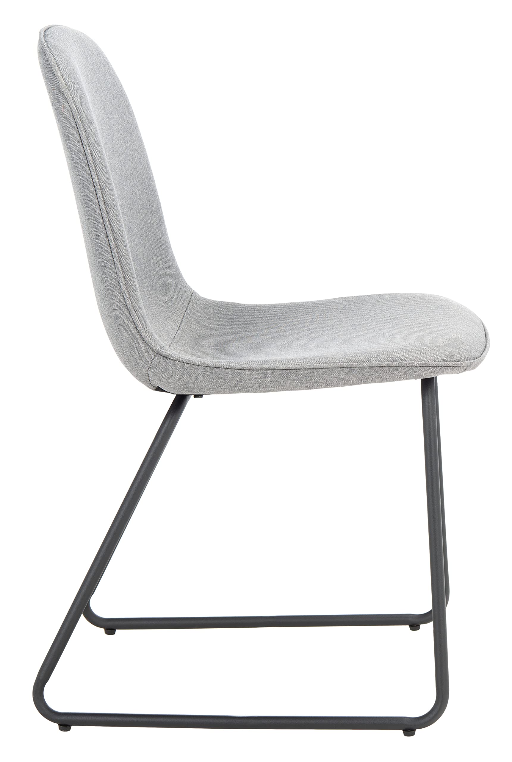 SAFAVIEH Makalu Grey/Black Modern Accent Chair for Living Room & Dining Room - Stylish Home Decor for Small Spaces, Apartments, and Offices
