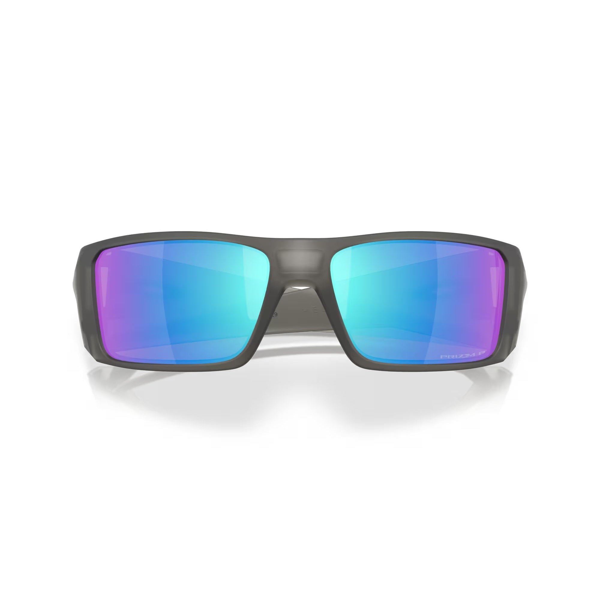 Oakley Heliostat Sunglasses - Matte Grey Smoke Lens - UV Protection & Polarized - Perfect for Running, Cycling & Outdoor Sports