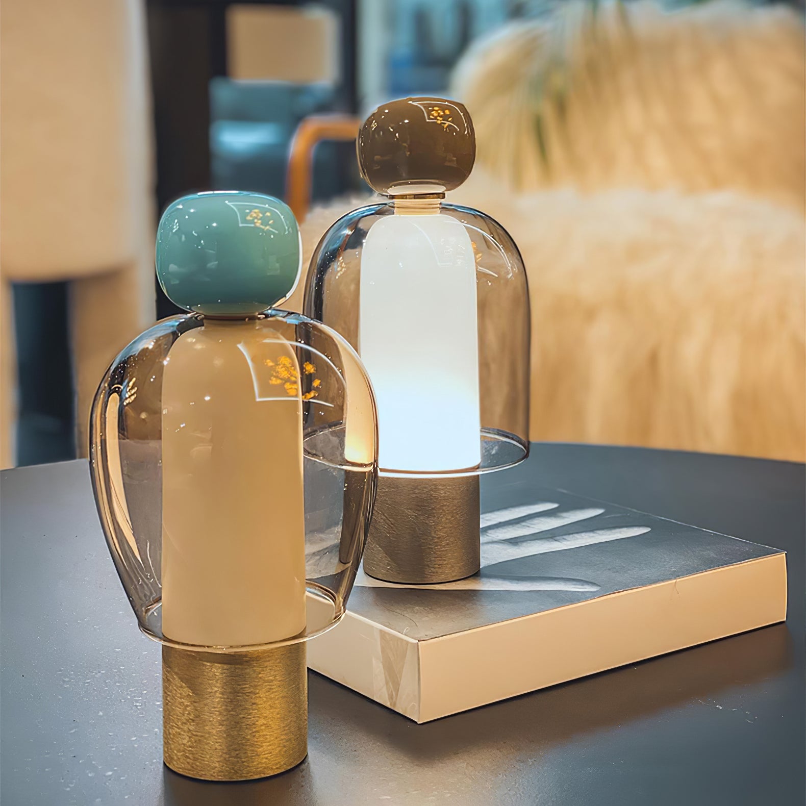 Lumina Joy Table Lamp - Modern LED Desk Lamp with Adjustable Brightness & Color Temperature for Home Office, Bedroom, and Study Room - Perfect for Reading, Working, and Relaxing