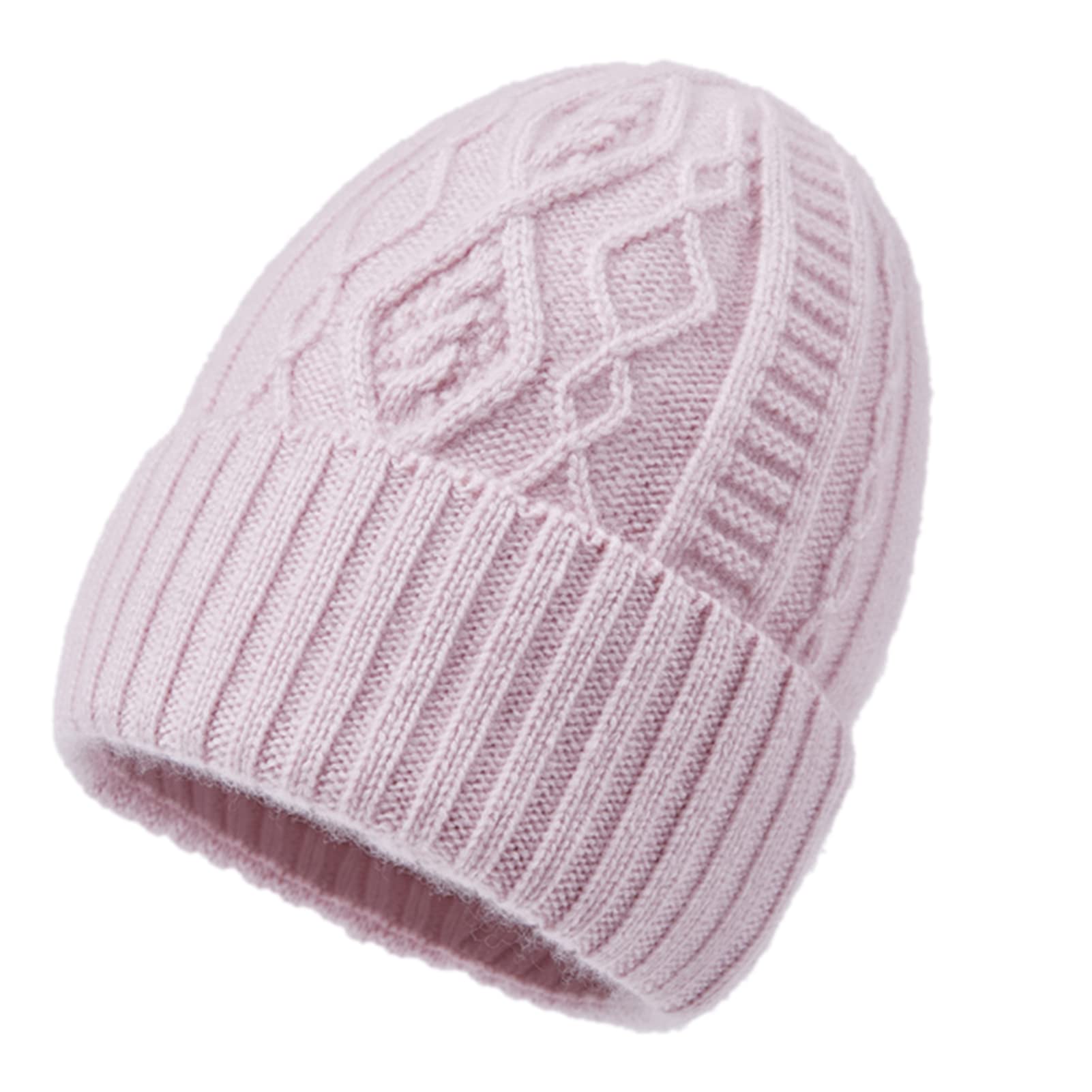 Warm Unisex Knitted Slouch Beanie Hat for Women & Men - Winter Cuffed Ski Cap for Outdoor Activities, Snowboarding & Casual Wear