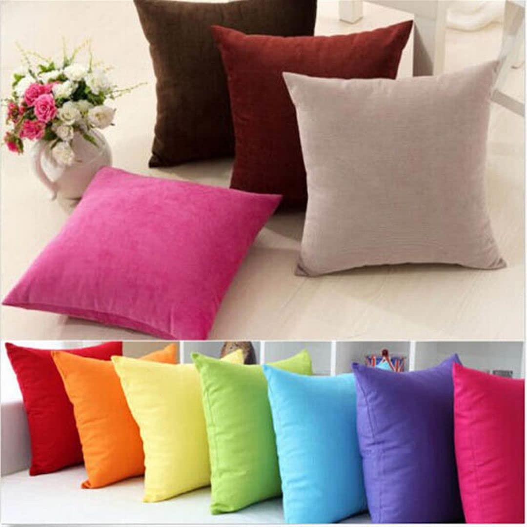 MoonRest® 4-Pack Square Pillow Inserts - 27x27 Inch Hypoallergenic Synthetic Down Alternative with Woven Cotton Cover - Perfect for Sofa, Couch, Bed & Home Decor