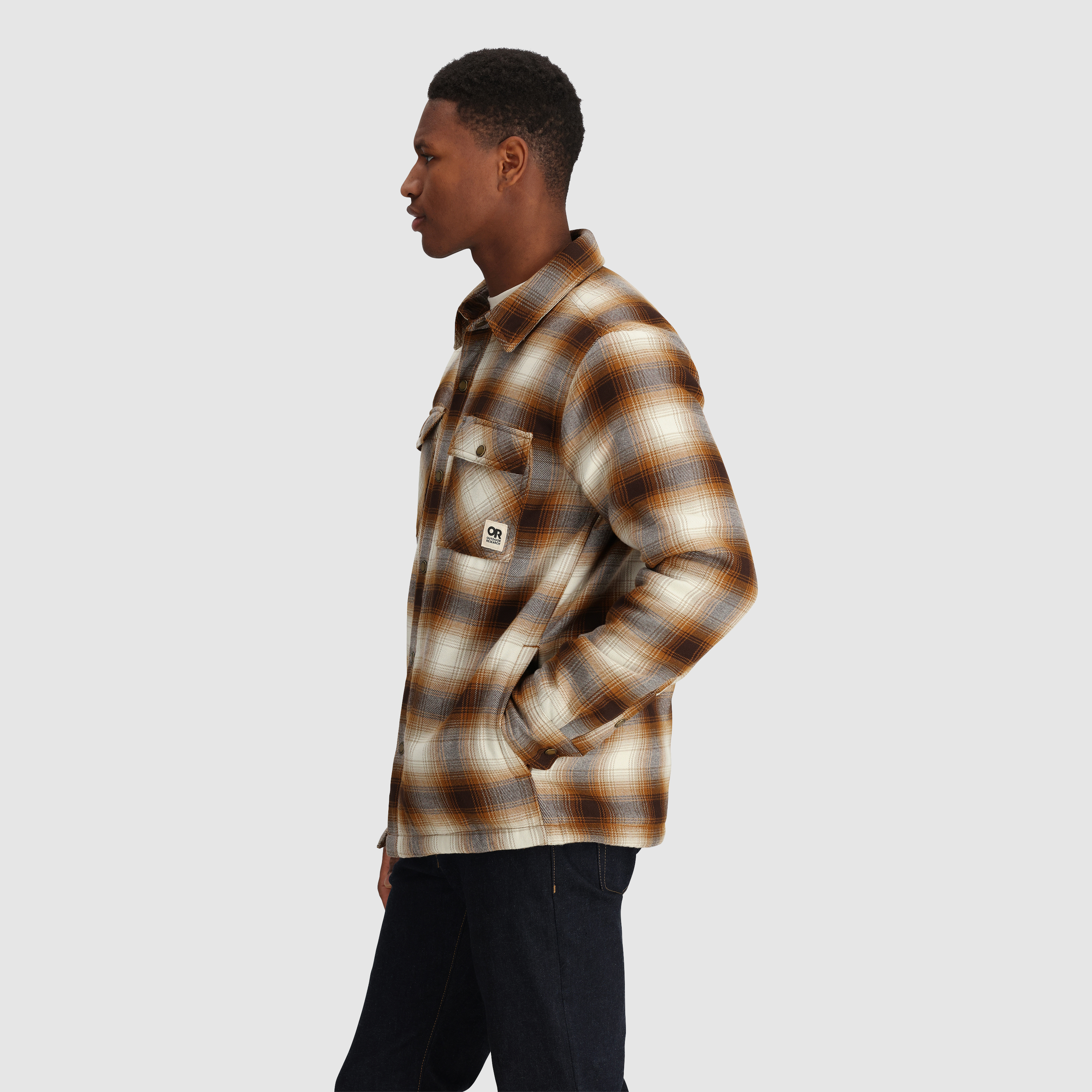 Men's Feedback Shirt Jacket - Lightweight Casual Button Up Shirt for Outdoor & Travel | Comfortable Breathable Layering Piece for Hiking, Camping and Everyday Wear