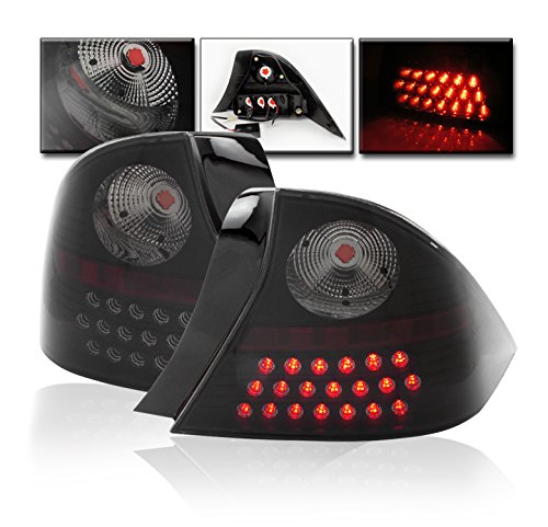 Honda Civic 2-Door LED Tail Lights - Black/Smoke Lens - High Visibility & Style Upgrade for Night Driving & Custom Look