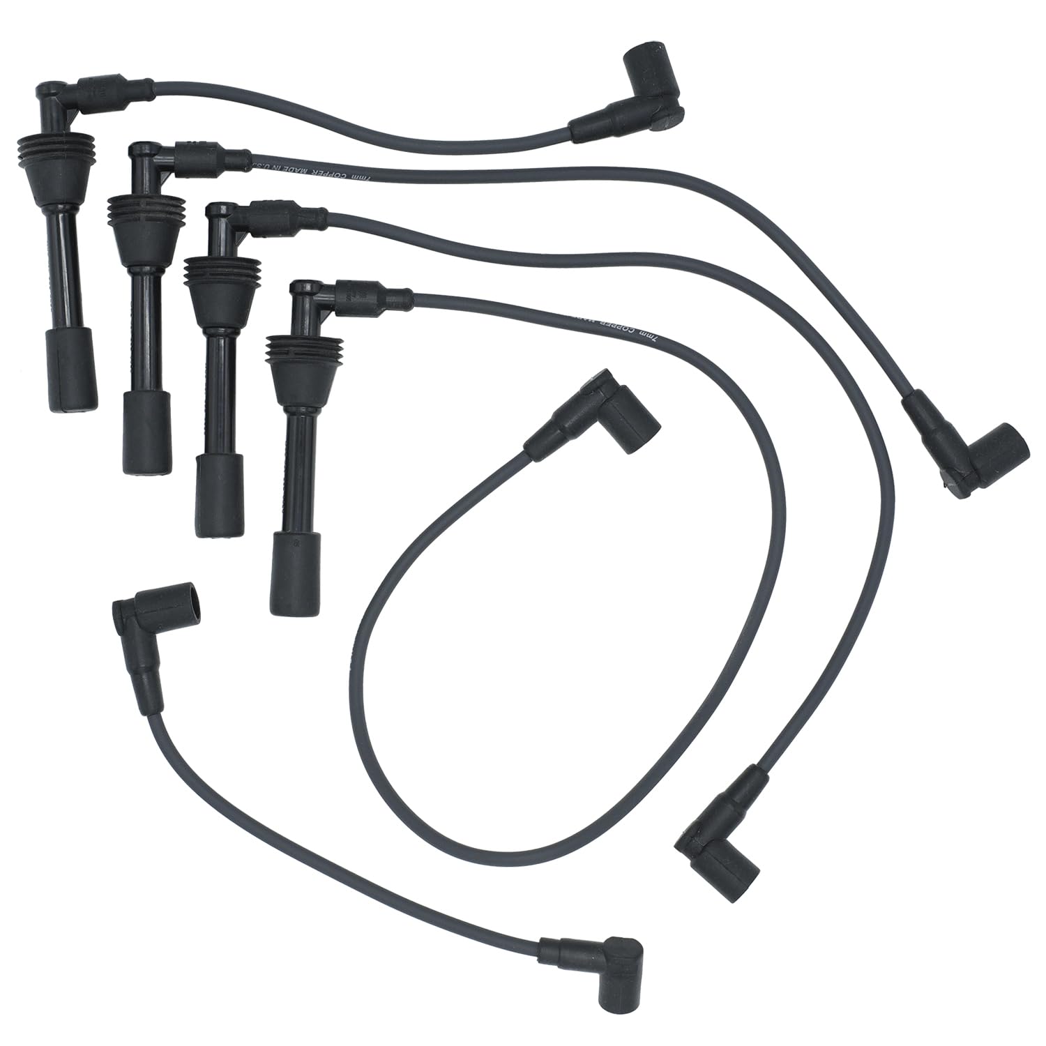 Walker Products ThunderCore PRO Premium Spark Plug Wire Set 924-1063 - High Performance Ignition Wires for Ford, Chevy, Dodge - Perfect for Racing, Off-Road & Daily Driving