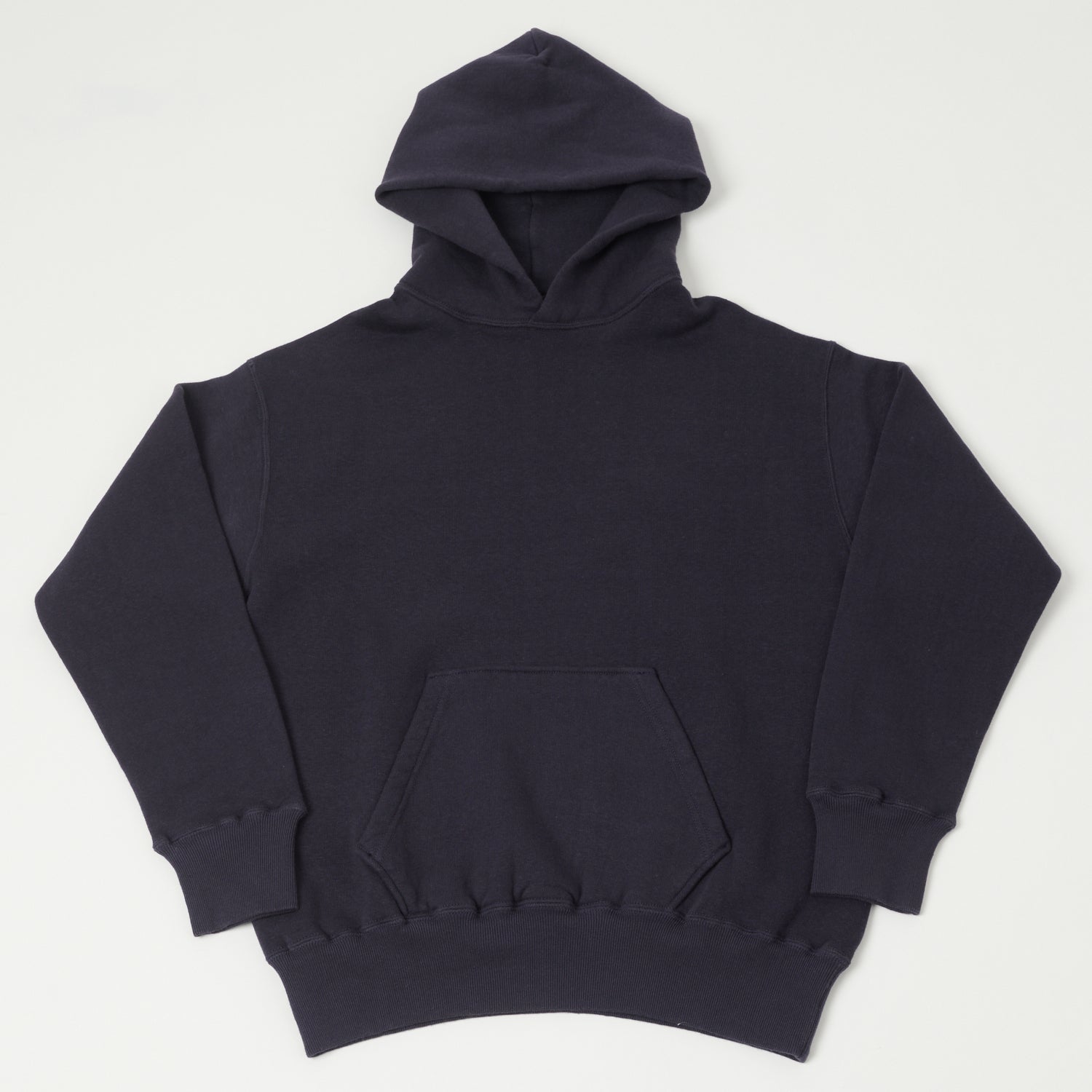 Dubbleworks Tsuriami Sweat Hoodie for Men & Women - Comfortable Fleece-Lined Pullover with Kangaroo Pocket - Navy Blue Casual Wear for Outdoor Activities, Gym & Street Fashion