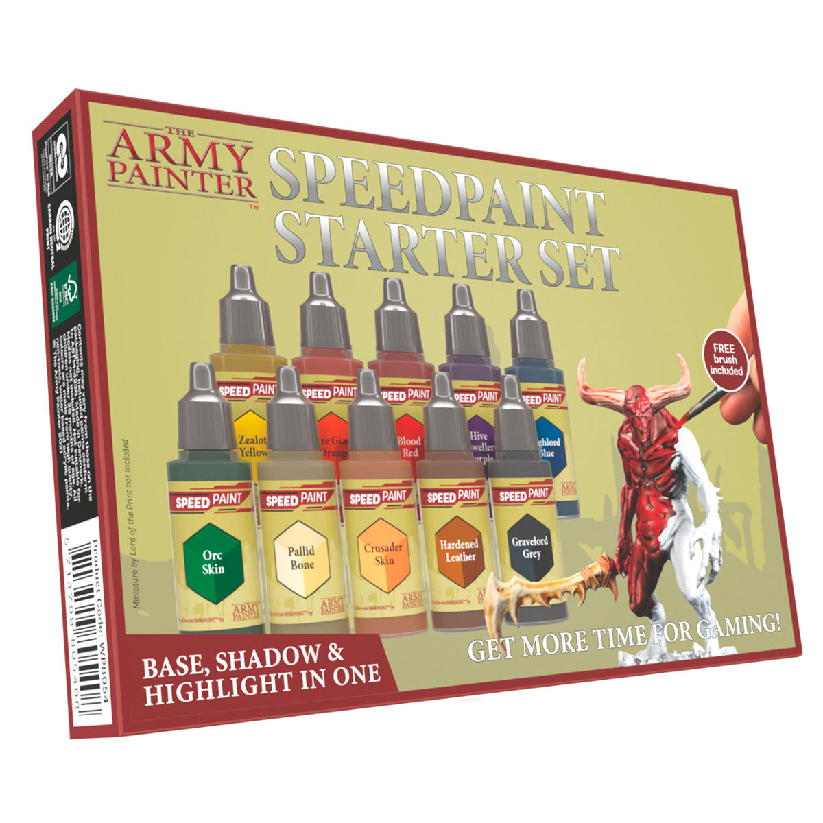 Speedpaint Starter Set - 12 Premium Acrylic Paints for Miniatures & Models - Fast Drying, High Pigment - Perfect for Warhammer, D&D, and Tabletop Gaming