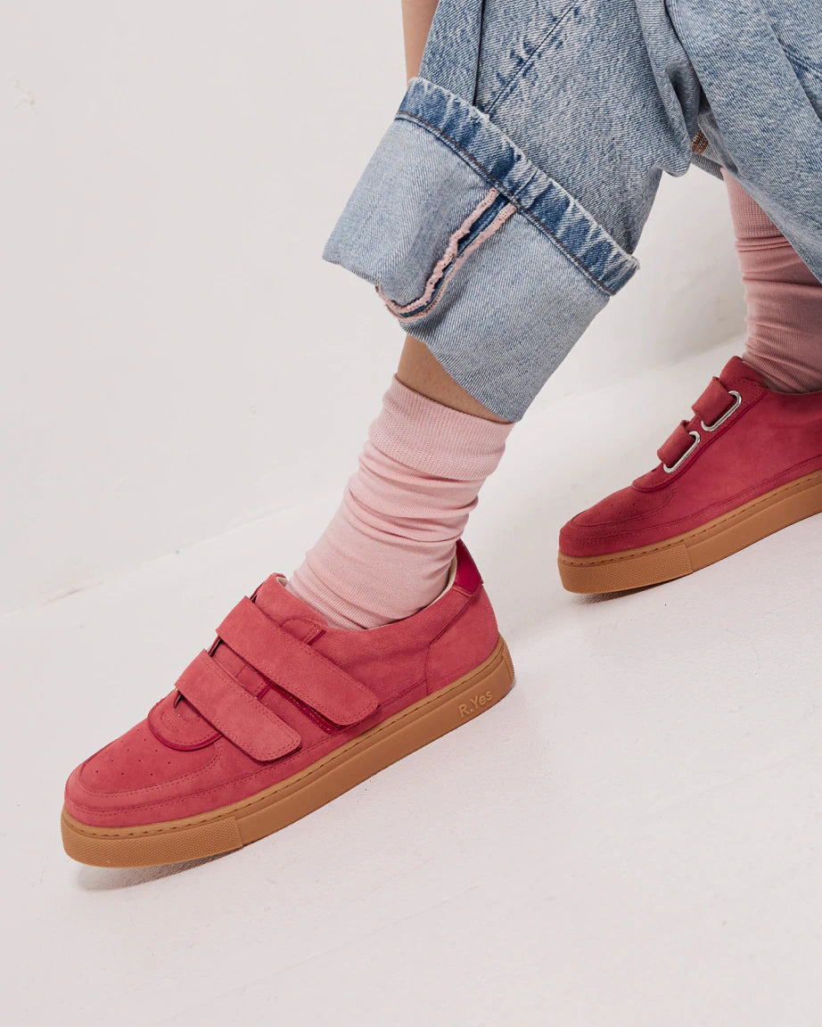 Journey 4.0 Velcro Sneakers for Men & Women | Punch Suede Lightweight Walking Shoes | Perfect for Running, Gym Workouts & Casual Wear