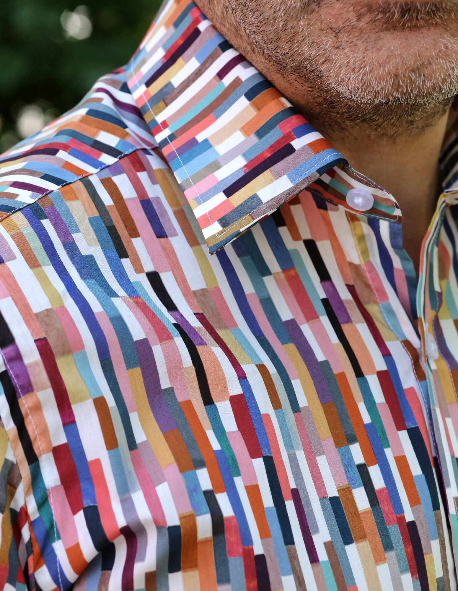 DÉCLIC Liberty Maksimus Printed Shirt - Stylish Casual Button Up for Men - Perfect for Office, Date Night & Outdoor Activities