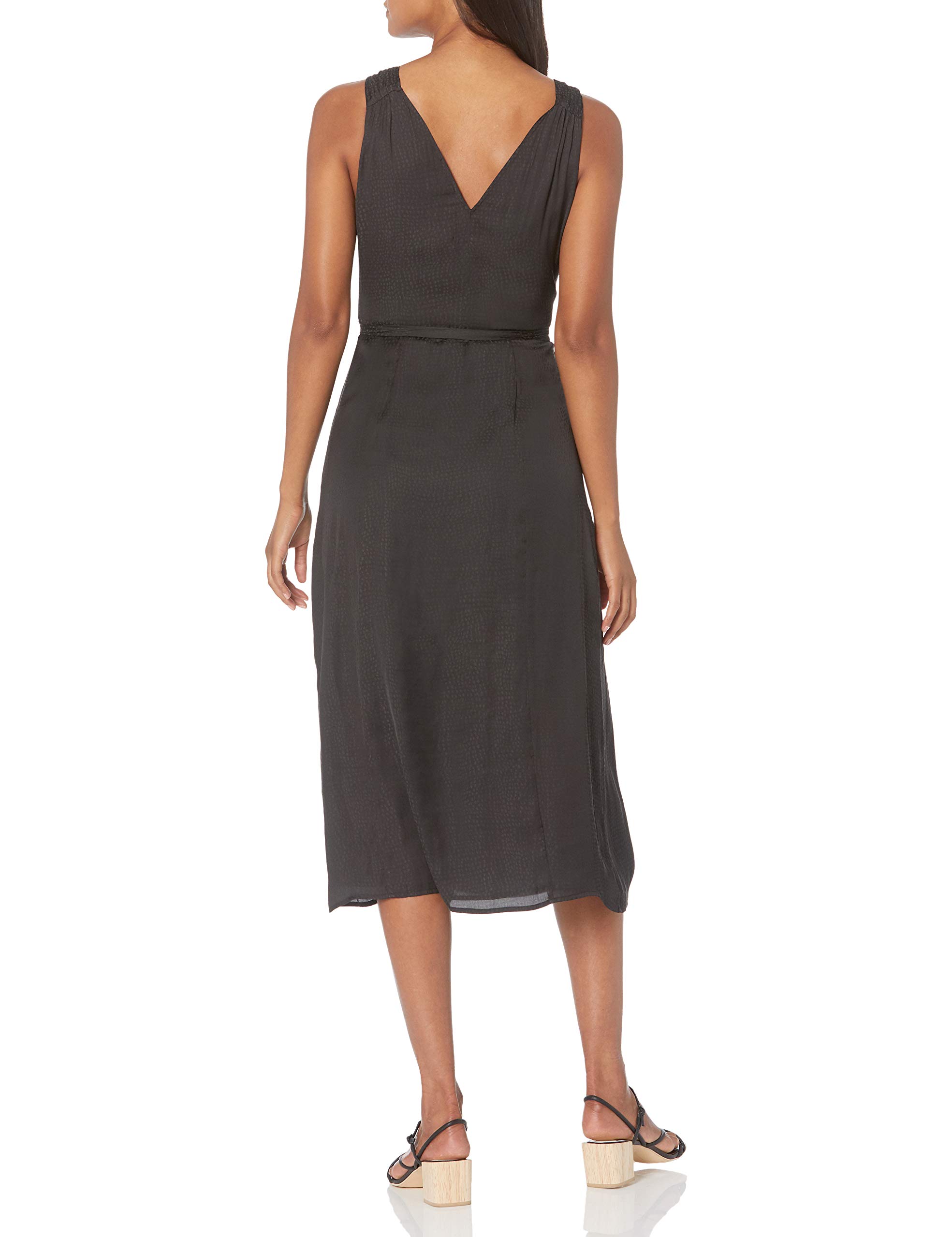 PAIGE Women's Cerisa Wrap Dress - Flattering V-Neck Midi Dress for Casual & Office Wear | Perfect for Summer, Date Night & Special Occasions