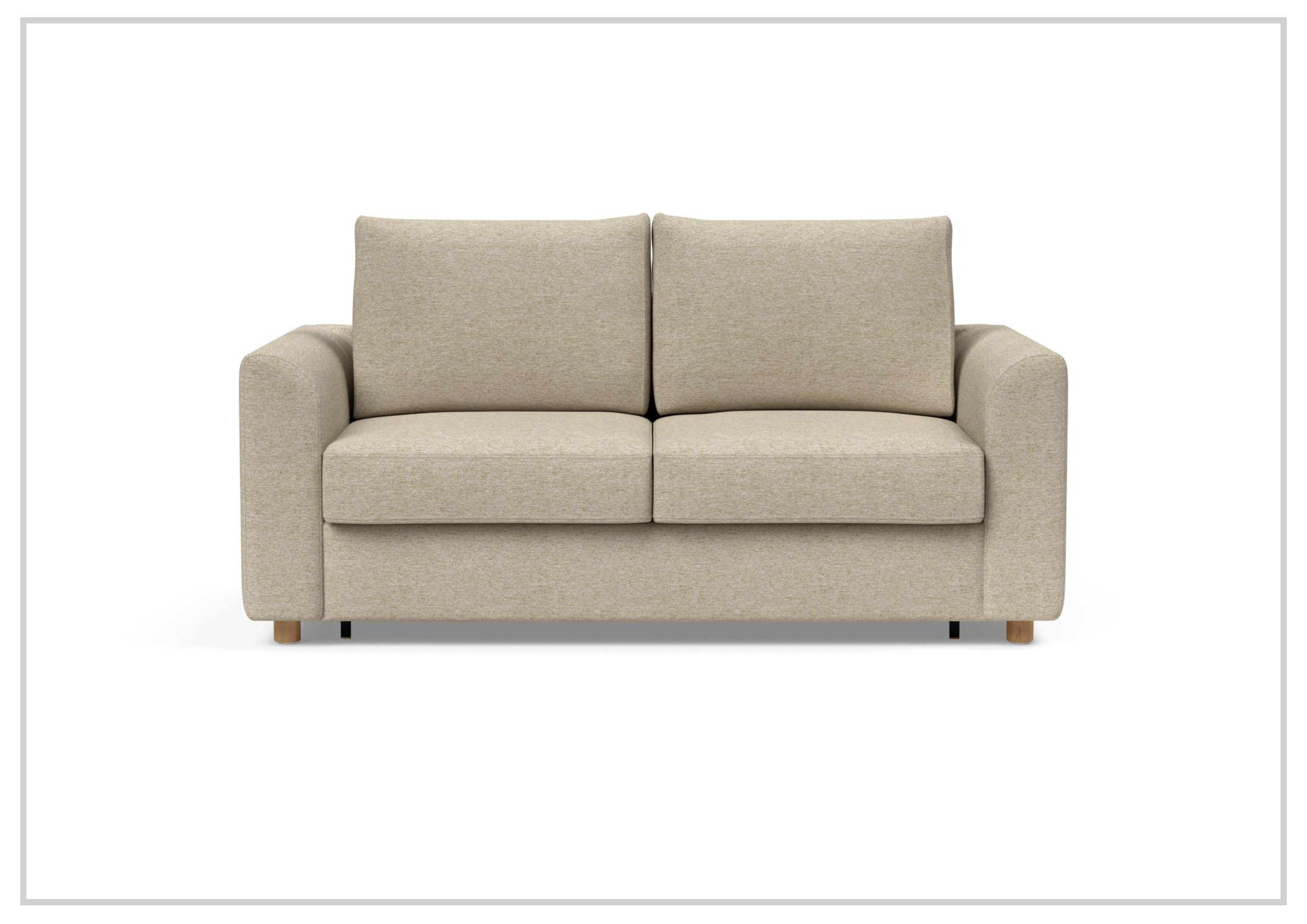 Innovation Living Neah Fabric 2-Seater Full-Size Sleeper Sofa Bed - Convertible Couch for Small Spaces, Guest Room & Apartment Living