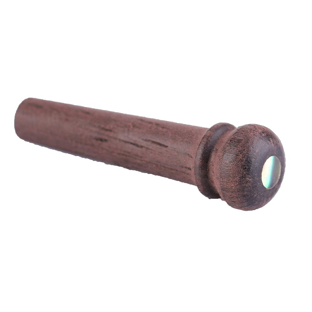 Premium Rosewood Guitar Bridge Pins - Durable Replacement Parts for Acoustic & Electric Guitars - Perfect for String Changing & Instrument Maintenance