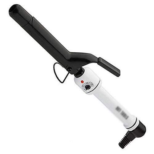 Professional Nano Ceramic 1 Inch Salon Curling Iron - Black & White for Hair Styling, Salon Use, and Home Hair Care