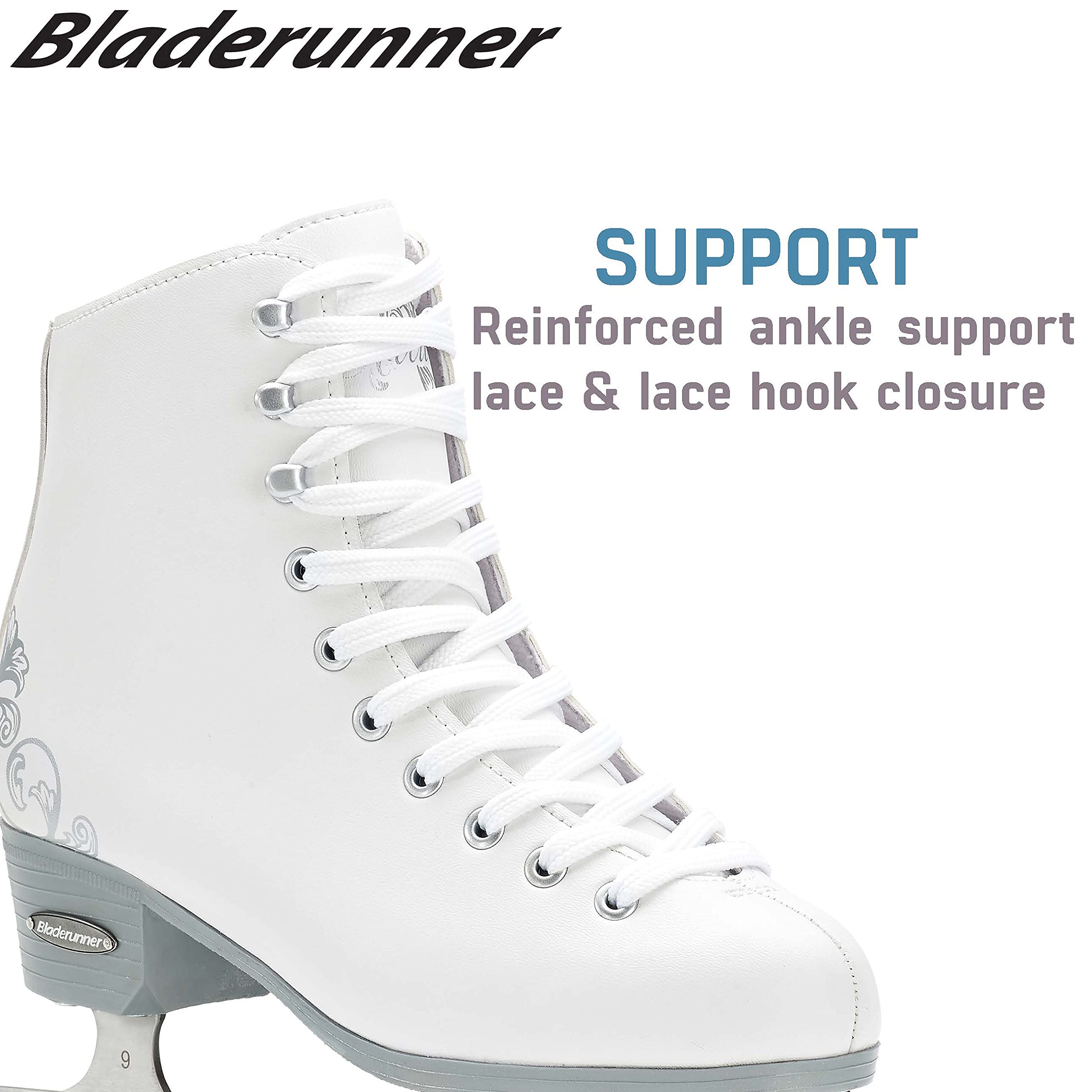 Rollerblade Bladerunner Ice Aurora Women's Figure Skates for Adults - Perfect for Ice Dancing, Recreational Skating & Winter Sports