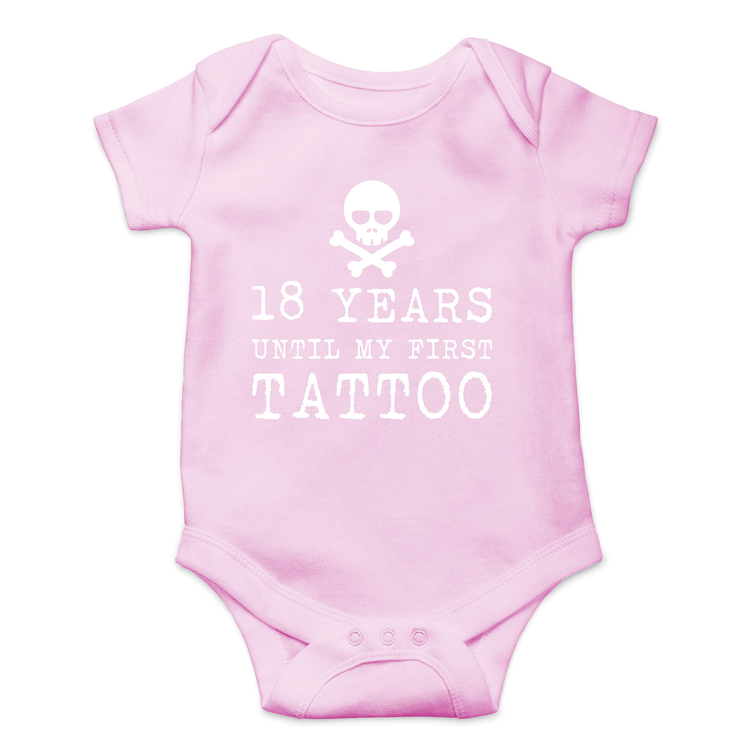 Funny Baby Bodysuit - Newborn Boy Clothes for First Tattoo Joke - Baby Essentials & Gifts