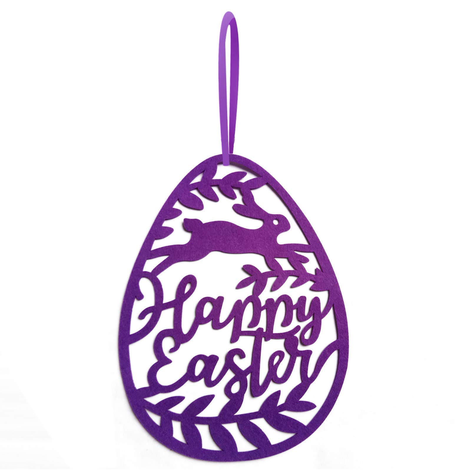 Comigeewa Easter Hanging Eggs Decorations - Colorful Easter Egg Door Ornaments for Spring Party Favors & Home Decor - Perfect for Easter Door Wreaths, Spring Home Decorations, and Holiday Party Supplies