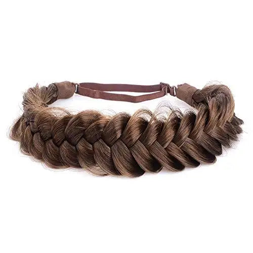 Stylish Synthetic Hair Braided Headband for Women – Fashionable Hair Accessory for Everyday Wear, Parties & Special Occasions