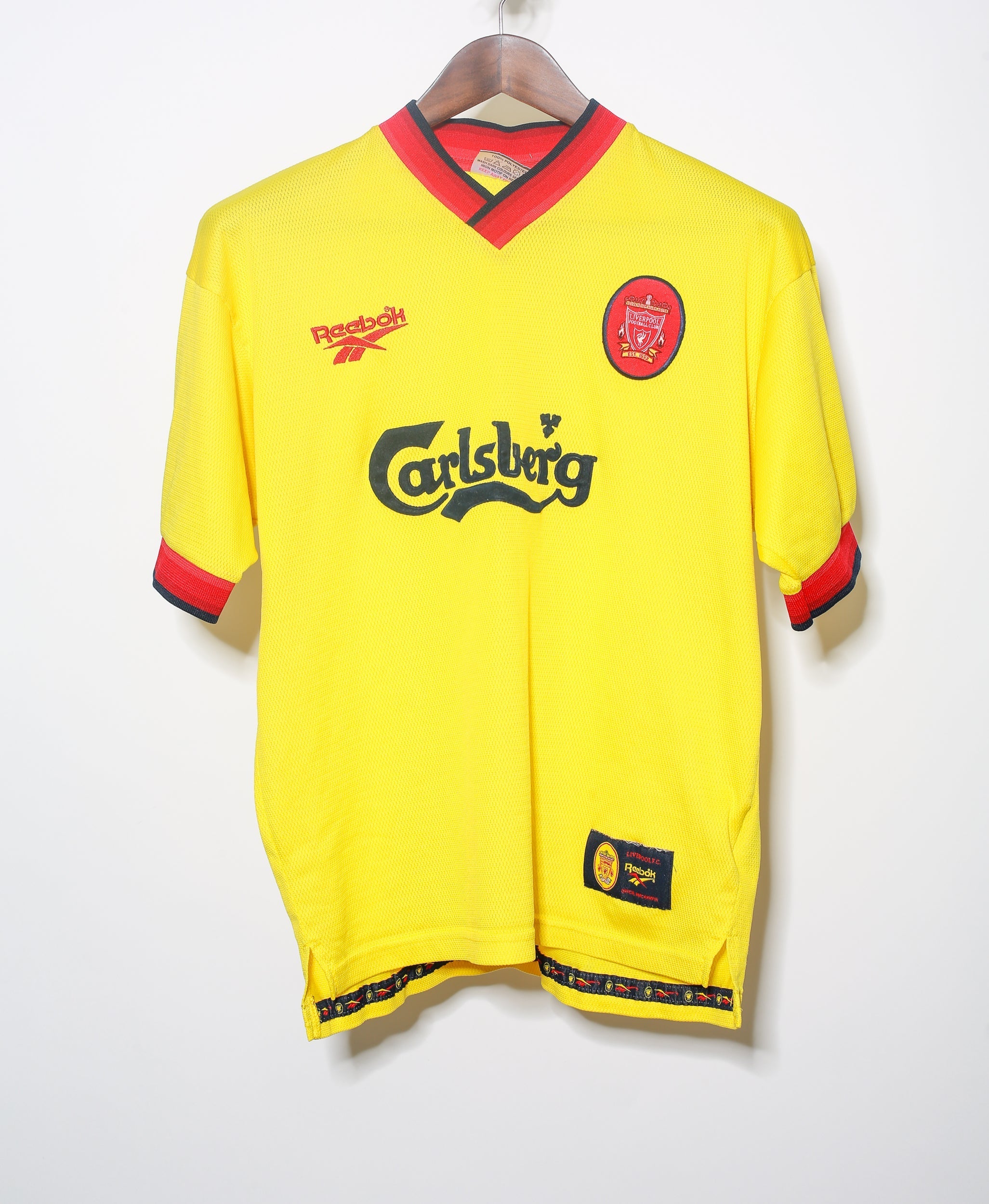 Liverpool FC 1997-1998 Away Jersey #9 Robbie Fowler (Medium) - Vintage Football Shirt for Collectors & Match Days
