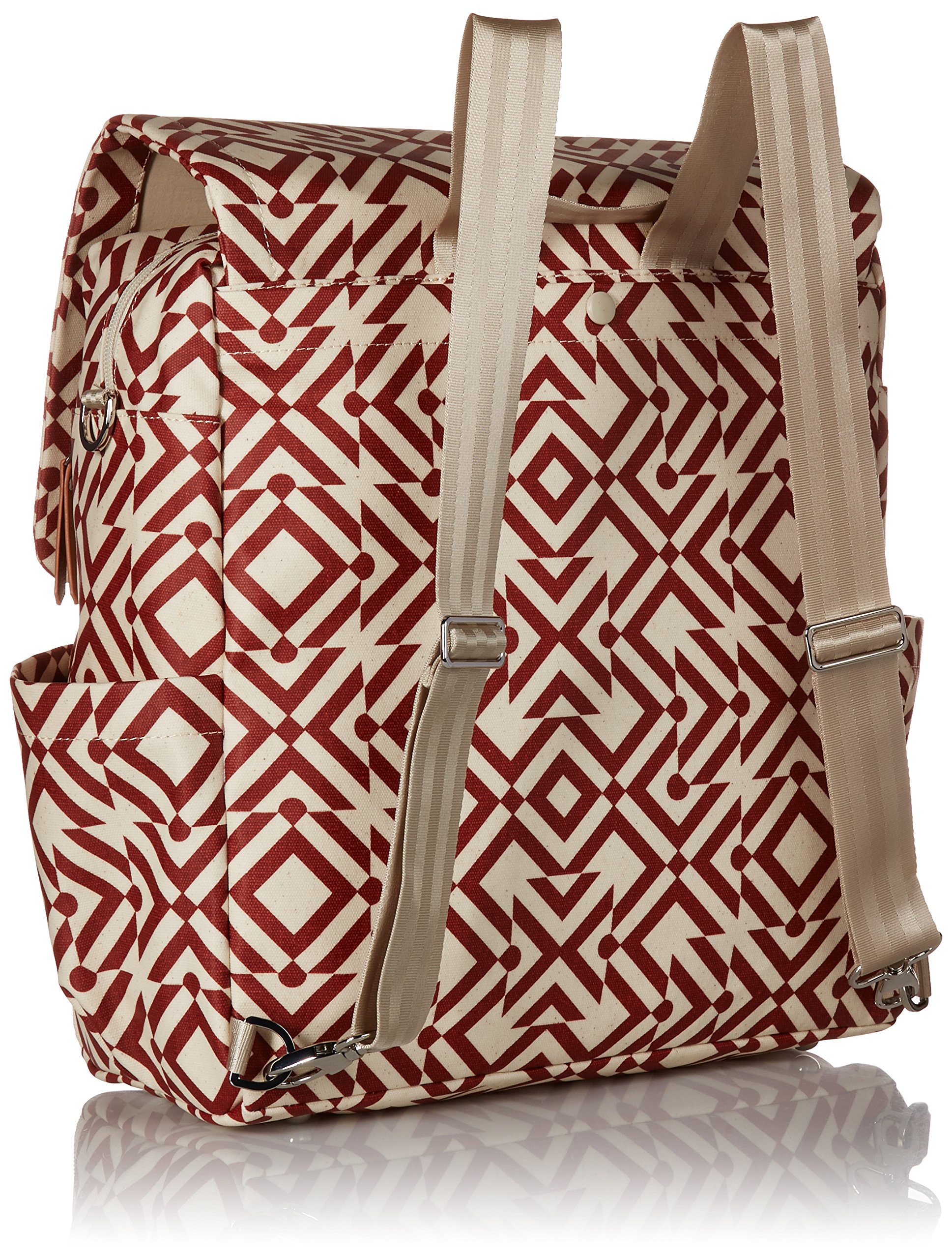 Petunia Pickle Bottom Boxy Backpack - Stylish Diaper Bag for Parents, Spacious Baby Backpack for Moms on the Go | Top-Rated Nursery Bag with Mazes of Milano Design | Perfect for Travel, Daycare & Family Outings