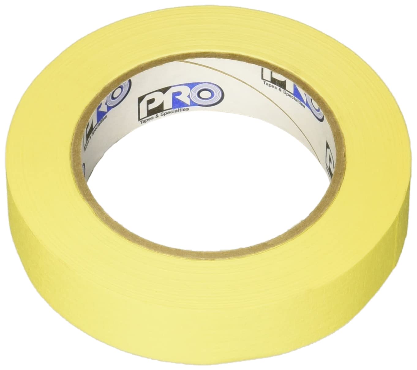 ProTapes 1-Inch Wide Yellow Crepe Paper Masking Tape - 36 Rolls (60 Yards Each) for Arts & Crafts, Gift Wrapping, Home Decor and DIY Projects