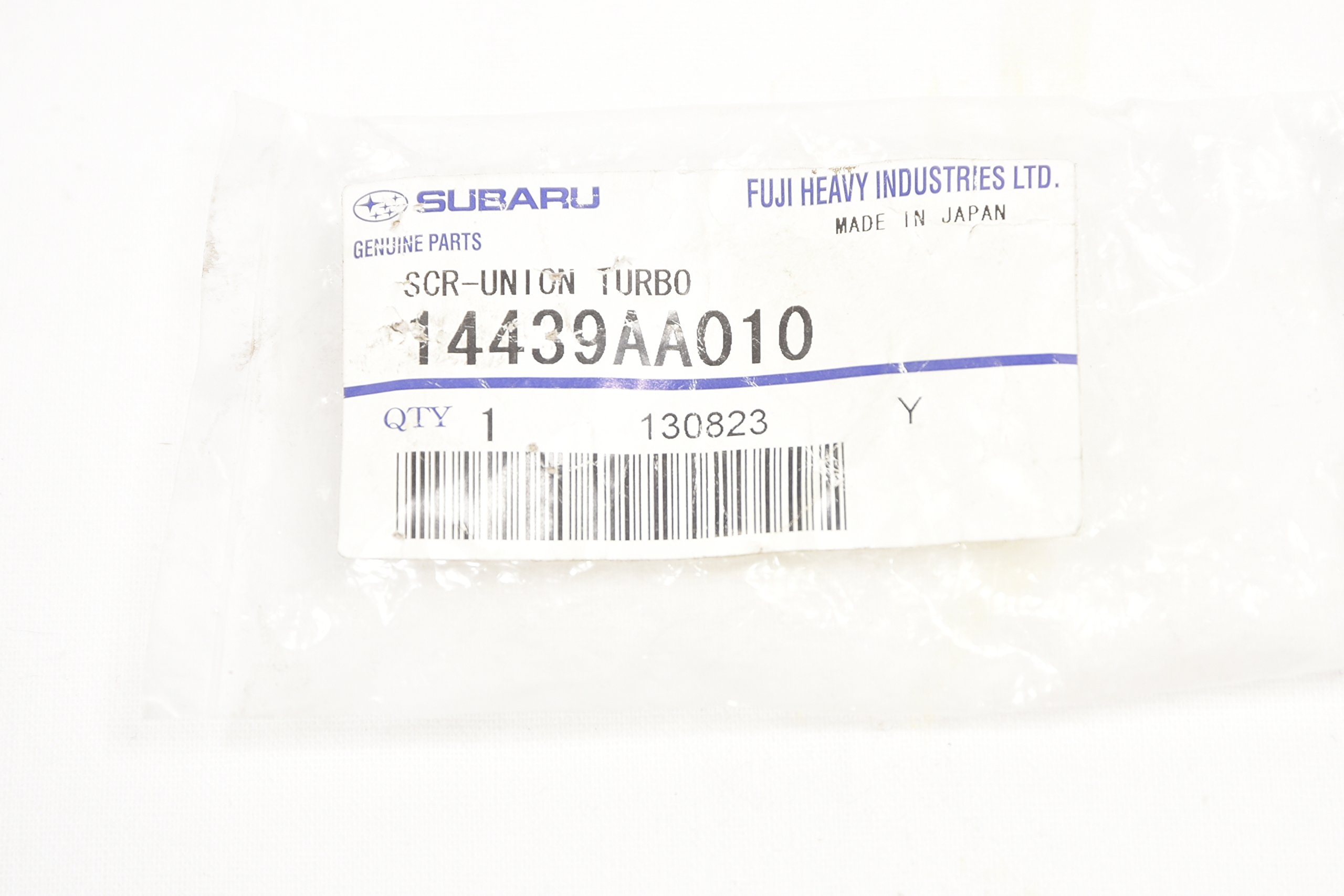 Genuine Subaru Turbo Screw Union 14439AA010 - High-Performance Replacement Part for Turbocharged Engines | Perfect for Subaru WRX, STI, and Forester XT Models
