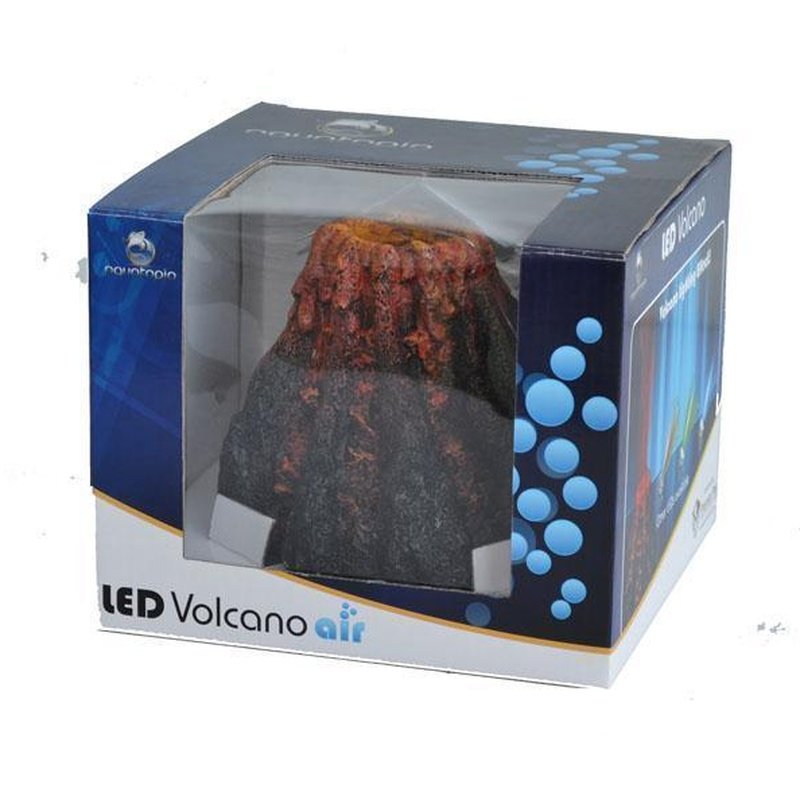 Aquatopia LED Air Volcano - Colorful Bubble Water Fountain for Home & Office Decor, Relaxation & Stress Relief - Perfect for Living Rooms, Bedrooms, and Meditation Spaces