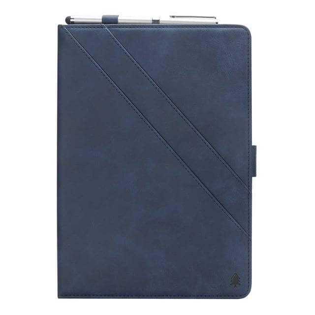 Shockproof Double Row Kickstand Card Slot Case for iPad Pro 11 (2018) with Apple Pencil Holder - Perfect for Work, Travel, and Everyday Use