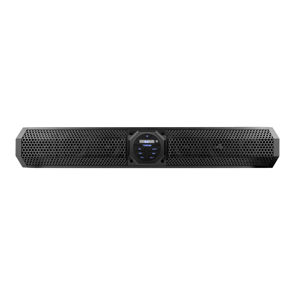 24 Marine Bluetooth Sound Bar Speaker System - 600W 6-Speaker Waterproof Audio for Boats, Pool Parties & Outdoor Entertainment