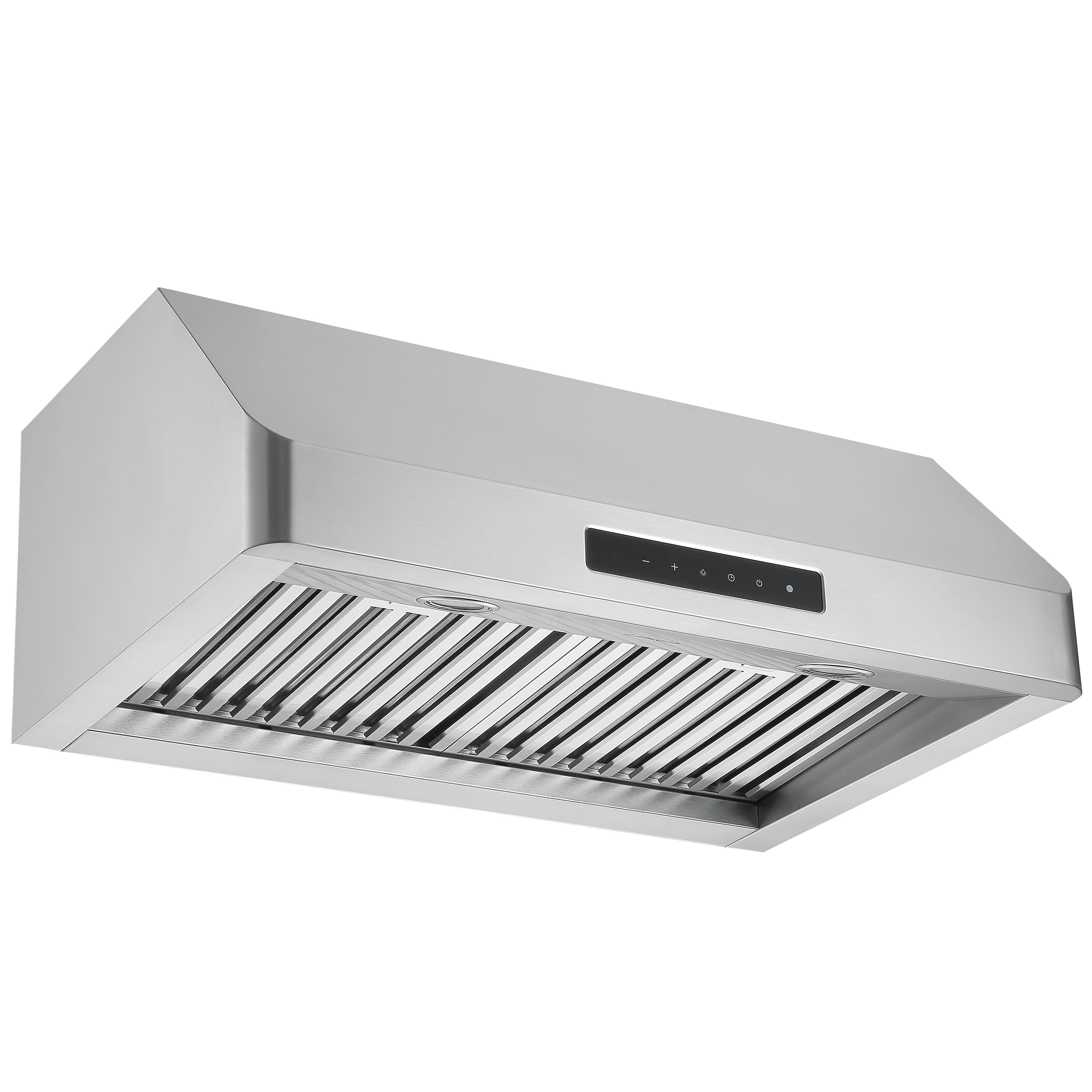 30 Inch Stainless Steel Pro Series Turbo Undercabinet Range Hood with Night Light - Powerful Kitchen Ventilation for Smoke & Odor Removal - Perfect for Home Chefs & Modern Kitchens