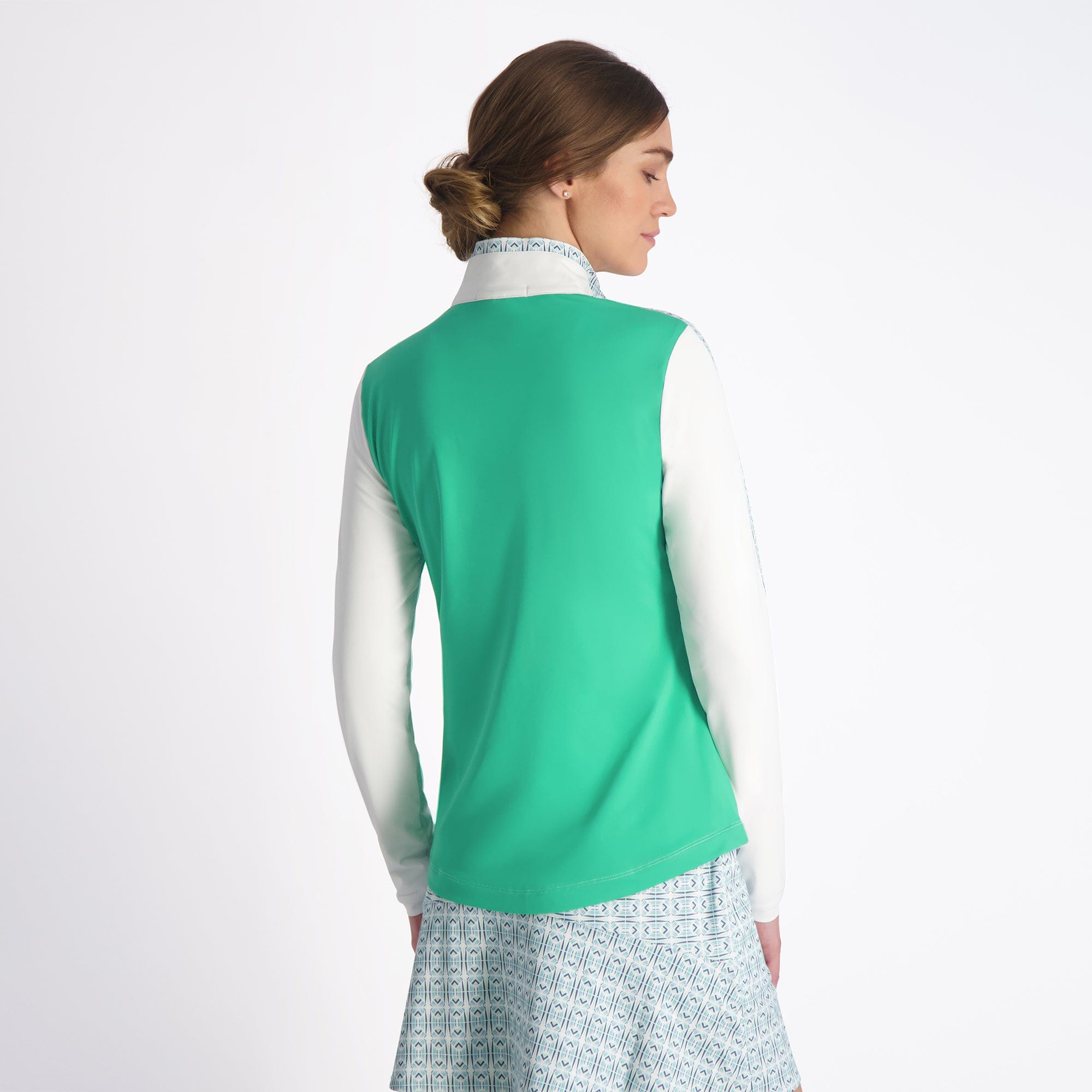 Aimee Zip Mock Neck Sweater - Stylish & Comfortable Women's Knit Top for Casual Wear, Office & Fall Outfits