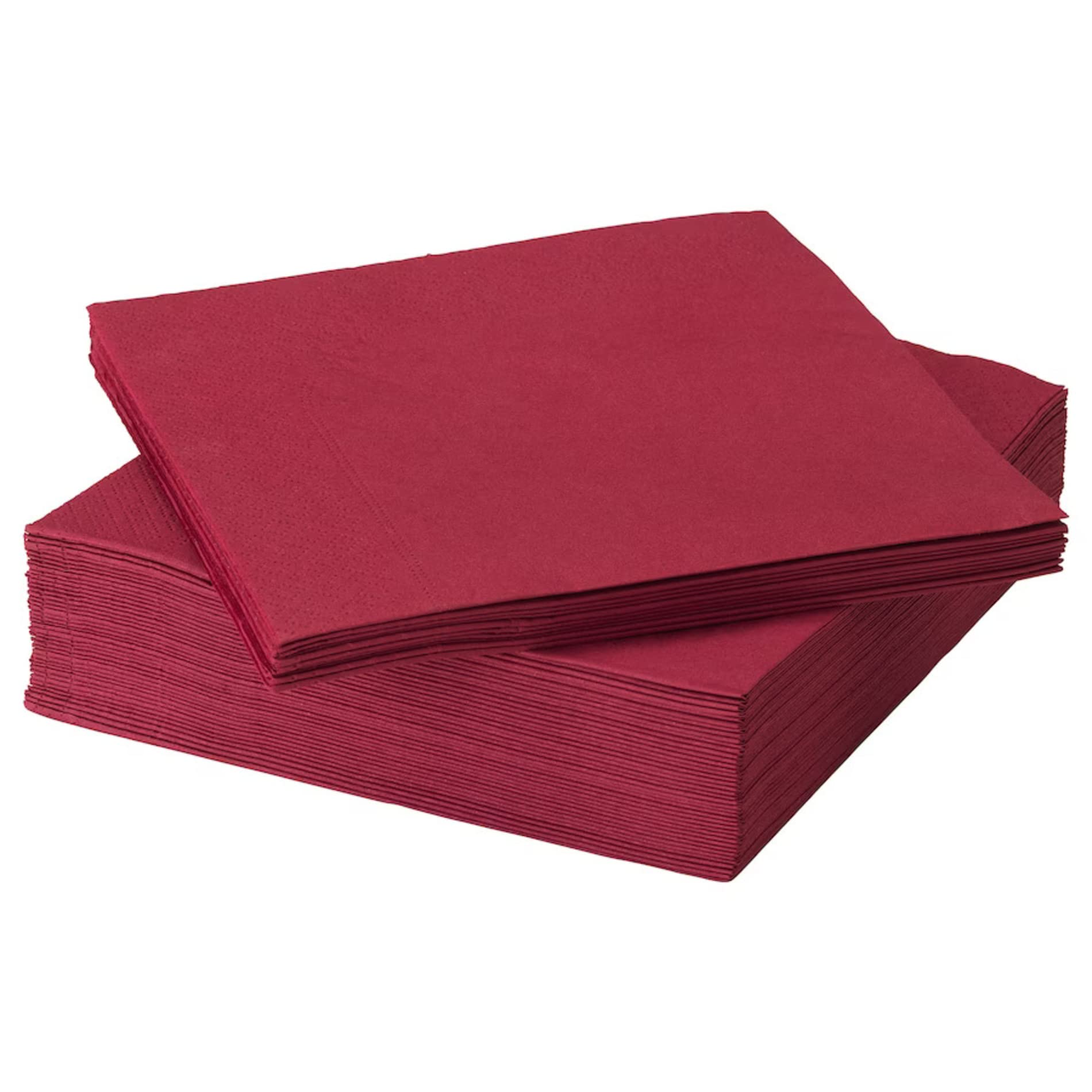 Primrose 3-Ply Decorative Tissue Paper Napkins - Dark Red Dinner Size for Home & Party Dining | Elegant Table Setting, Wedding, Restaurant, and Everyday Use