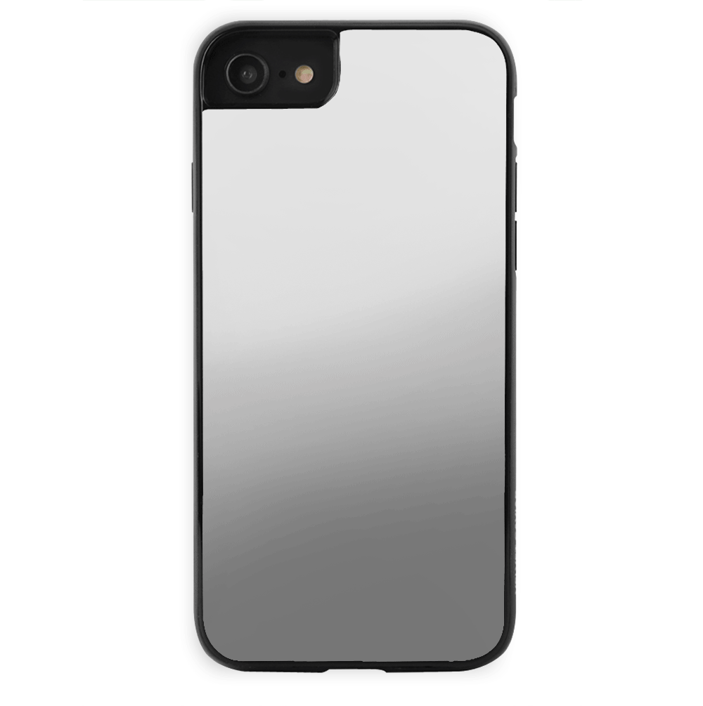 Shockproof Silver Reflective Mirror iPhone Case - Protective Phone Cover for iPhone 14/13/12/11 Pro Max - Stylish & Durable for Night Running, Cycling & Outdoor Activities